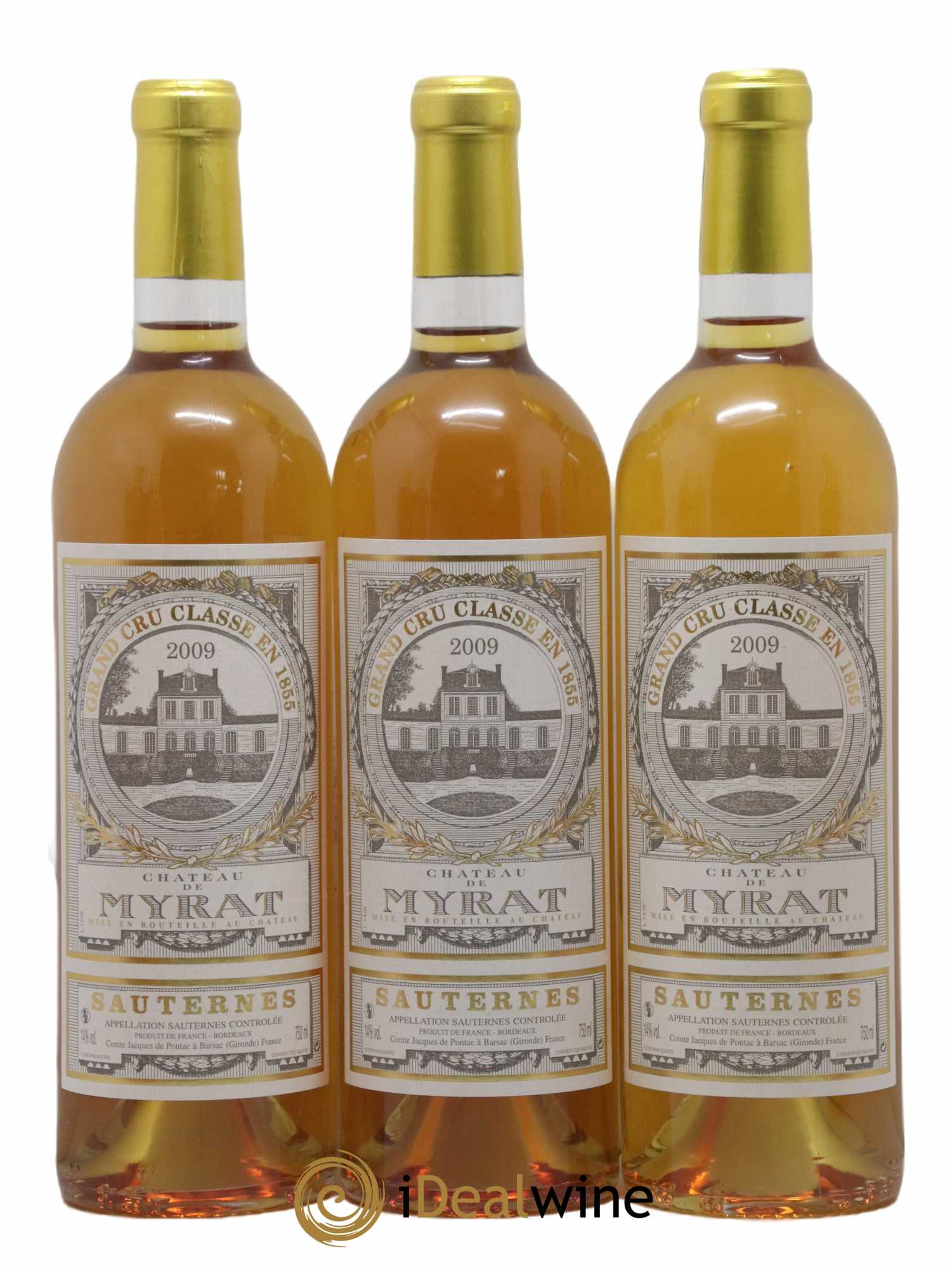 Château de Myrat 2ème Grand Cru Classé 2009 - Lotto di 12 bottiglie - 3