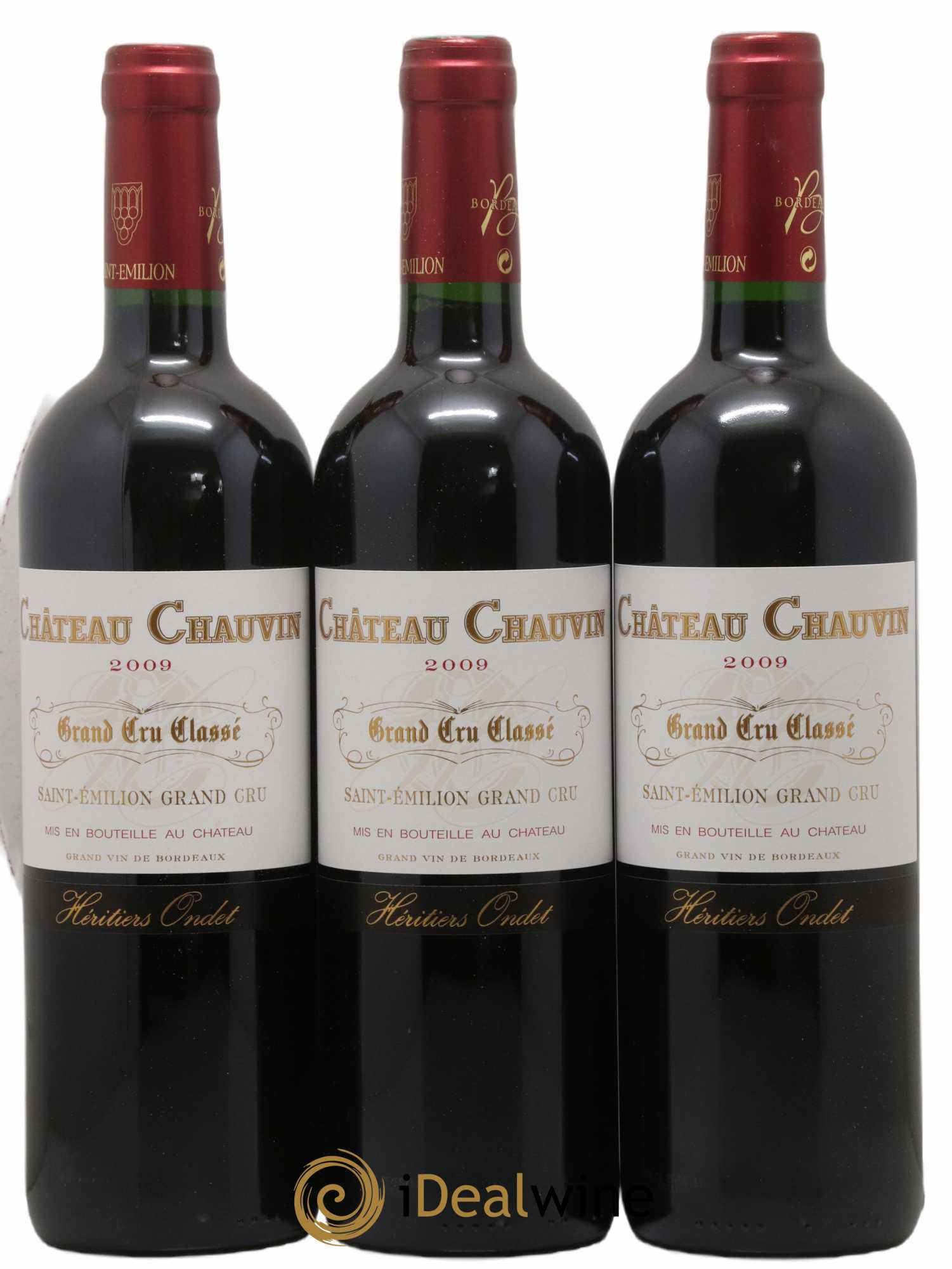 Château Chauvin Grand Cru Classé 2009 - Lot de 12 bouteilles - 1
