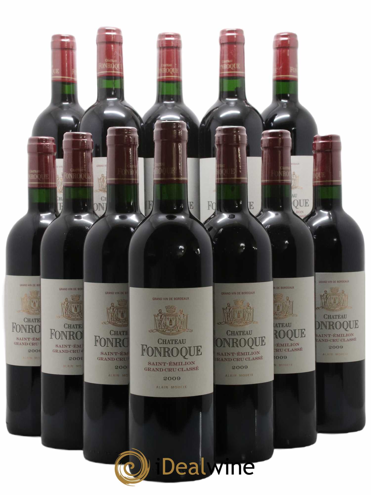 Château Fonroque Grand Cru Classé 2009 - Lot de 12 bouteilles - 0