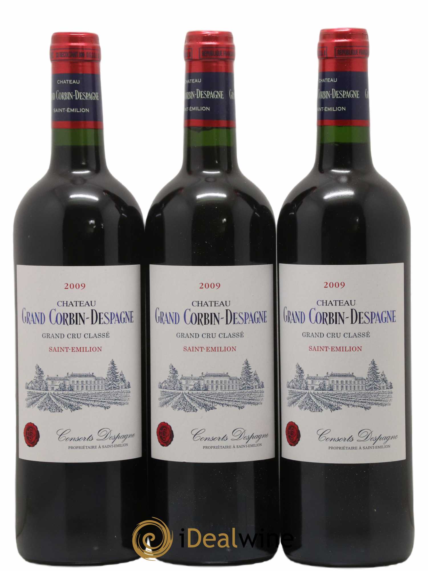 Château Grand Corbin Despagne Grand Cru Classé 2009 - Lot de 12 bouteilles - 2