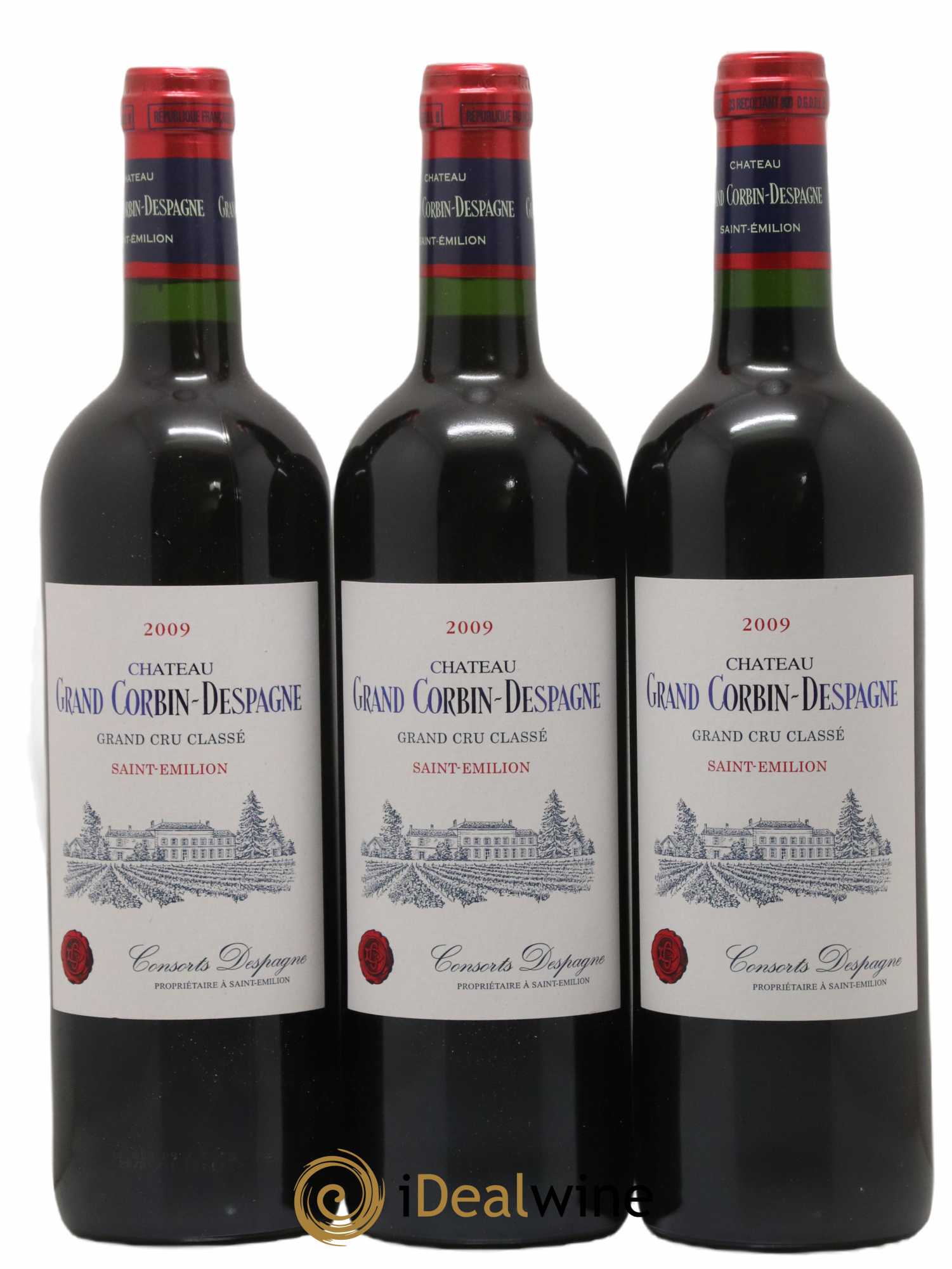 Château Grand Corbin Despagne Grand Cru Classé 2009 - Lot de 12 bouteilles - 4