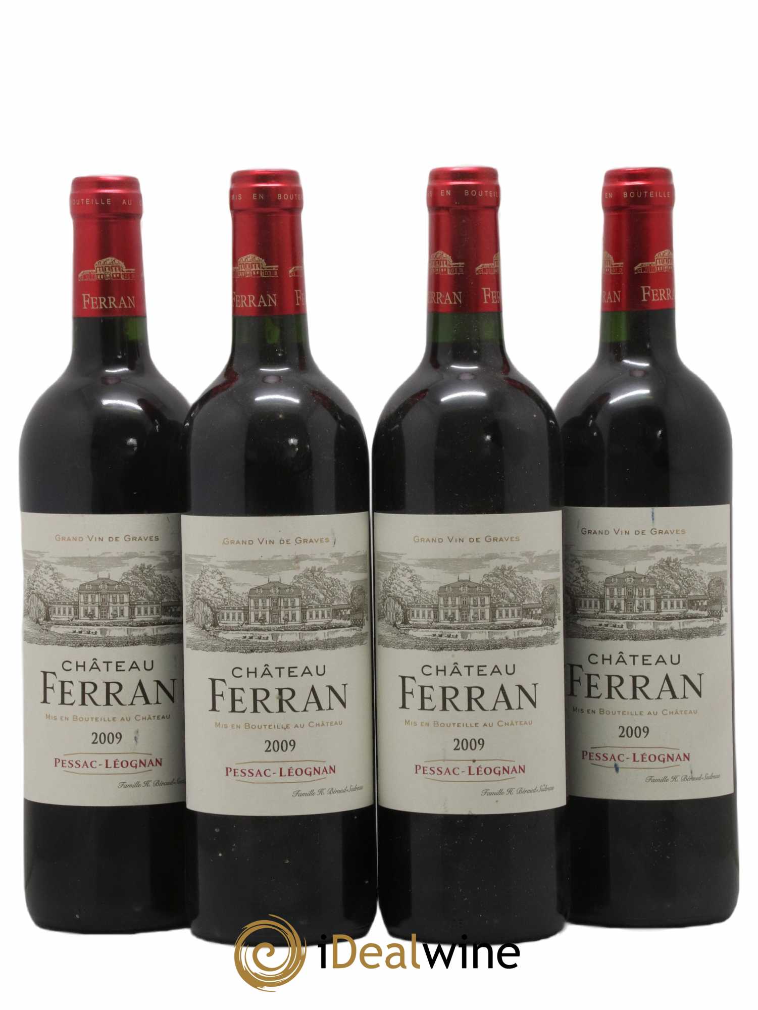 Pessac-Léognan Château Ferran 2009 - Lot de 4 bouteilles - 0
