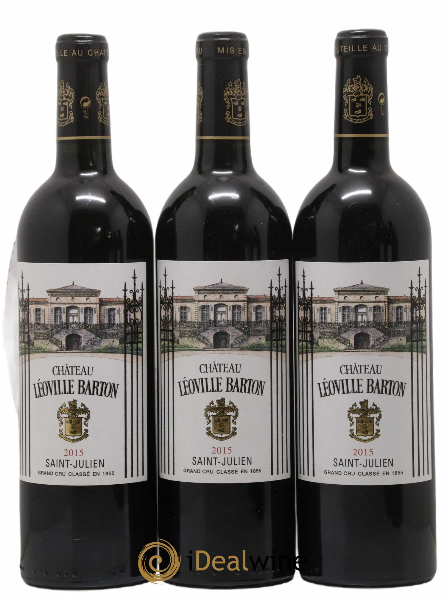 Château Léoville Barton 2ème Grand Cru Classé 2015 - Lot de 6 bouteilles - 1