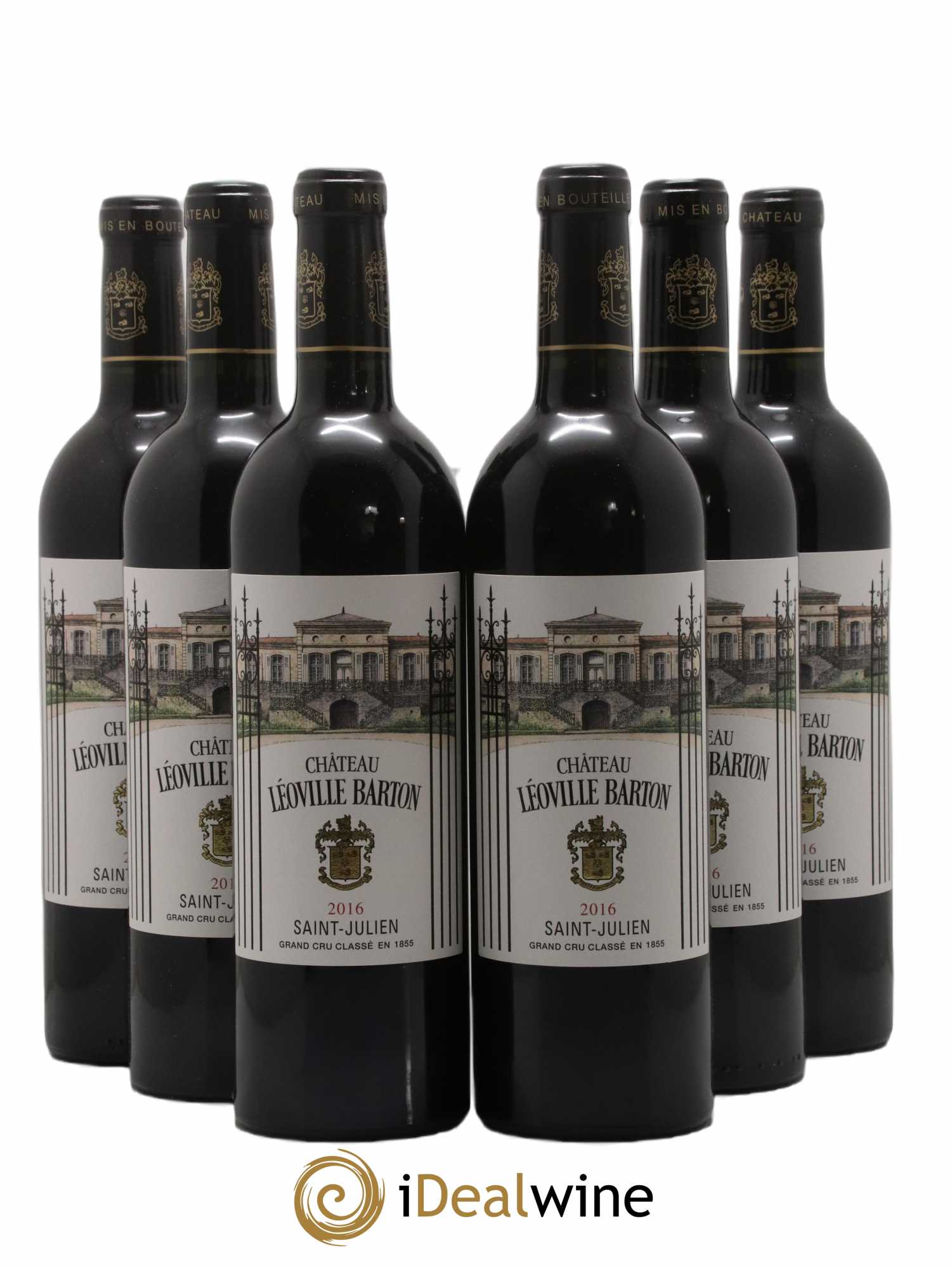 Château Léoville Barton 2ème Grand Cru Classé 2016 - Lot de 6 bouteilles - 0