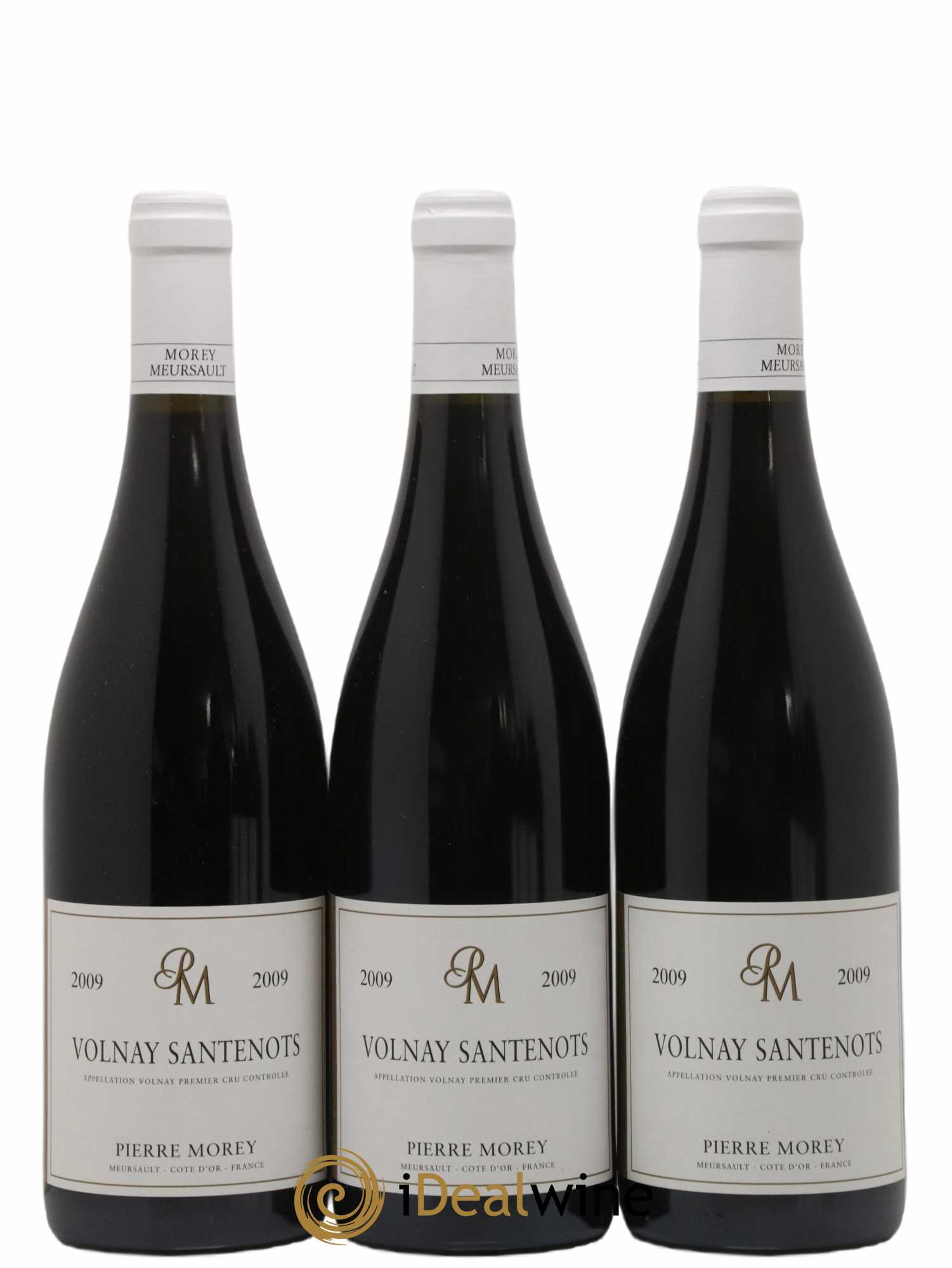 Volnay 1er Cru Les Santenots Pierre Morey (Domaine) 2009 - Lot de 3 bouteilles - 0