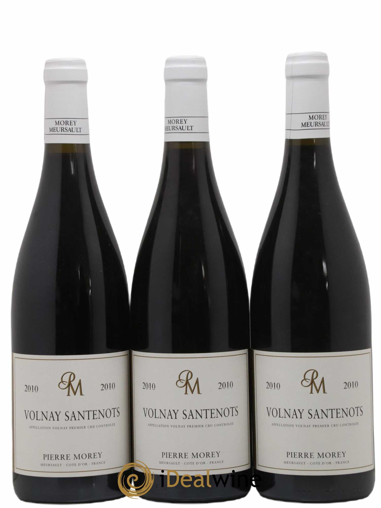 Volnay 1er Cru Les Santenots Pierre Morey (Domaine) 2010 - Lot de 3 bouteilles - 0