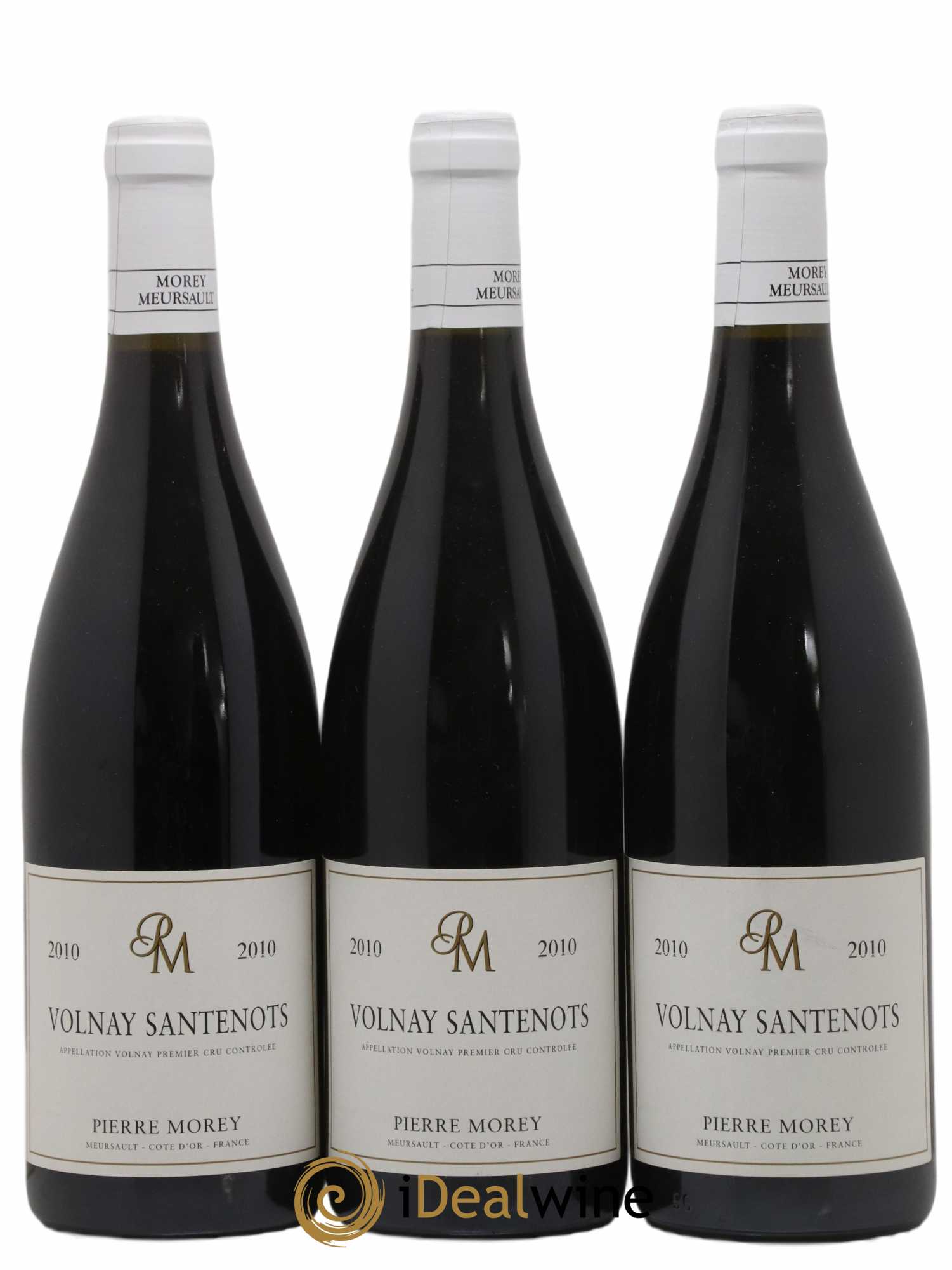 Volnay 1er Cru Les Santenots Pierre Morey (Domaine) 2010 - Lot de 3 bouteilles - 0