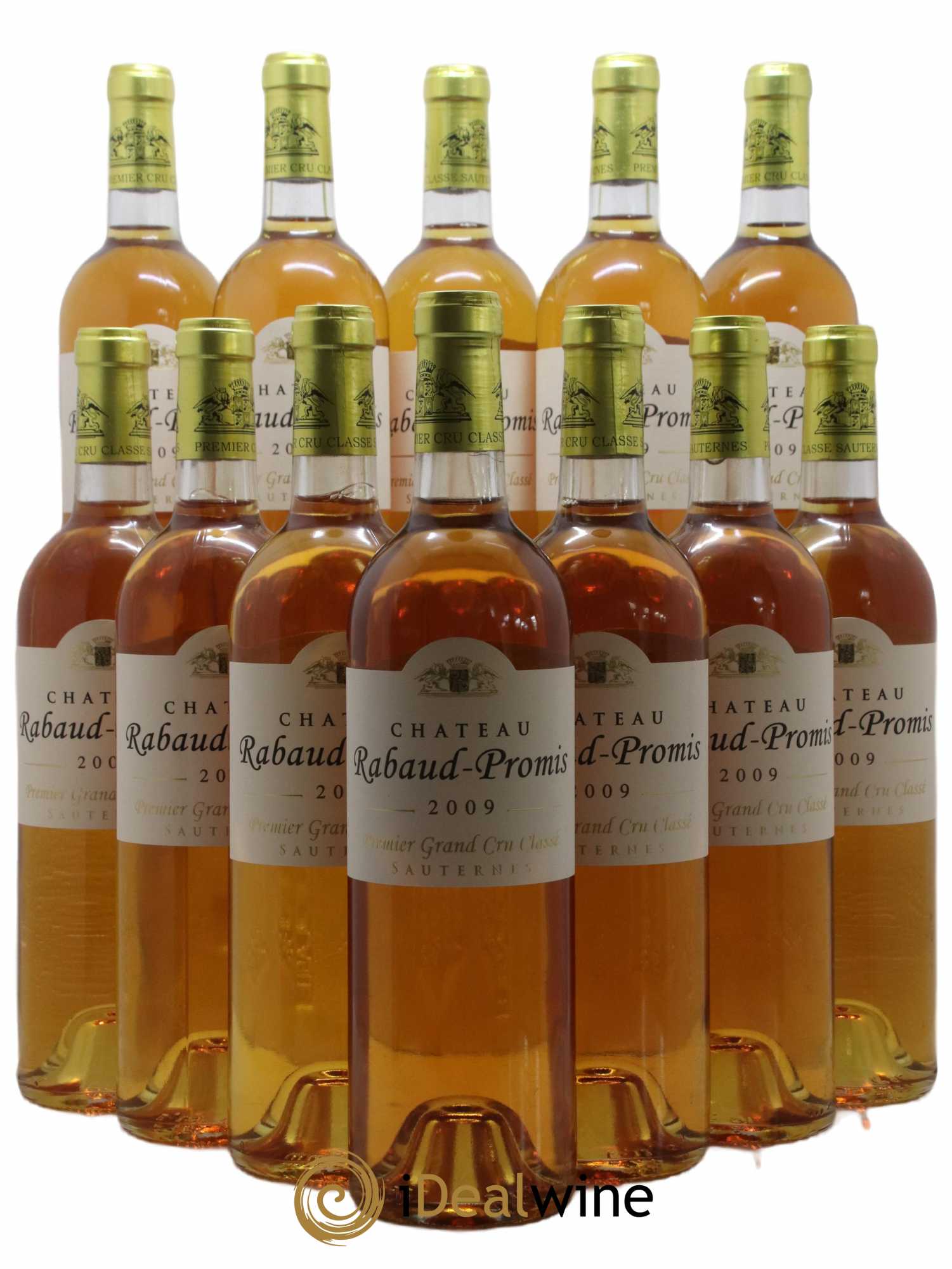 Château Rabaud Promis 1er Grand Cru Classé 2009 - Lotto di 12 bottiglie - 0