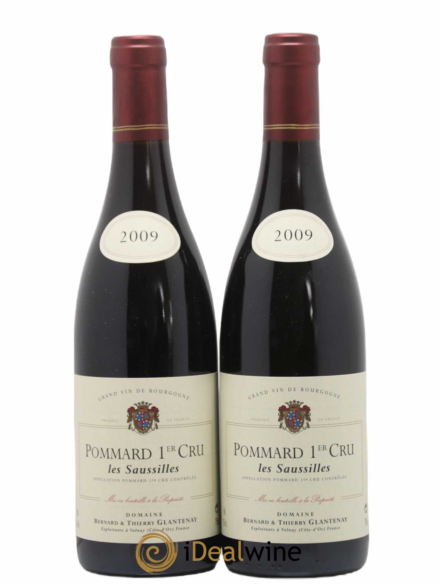 Pommard 1er Cru Les Saussilles Bernard et Thierry Glantenay (Domaine) 2009 - Lot de 2 bouteilles - 0