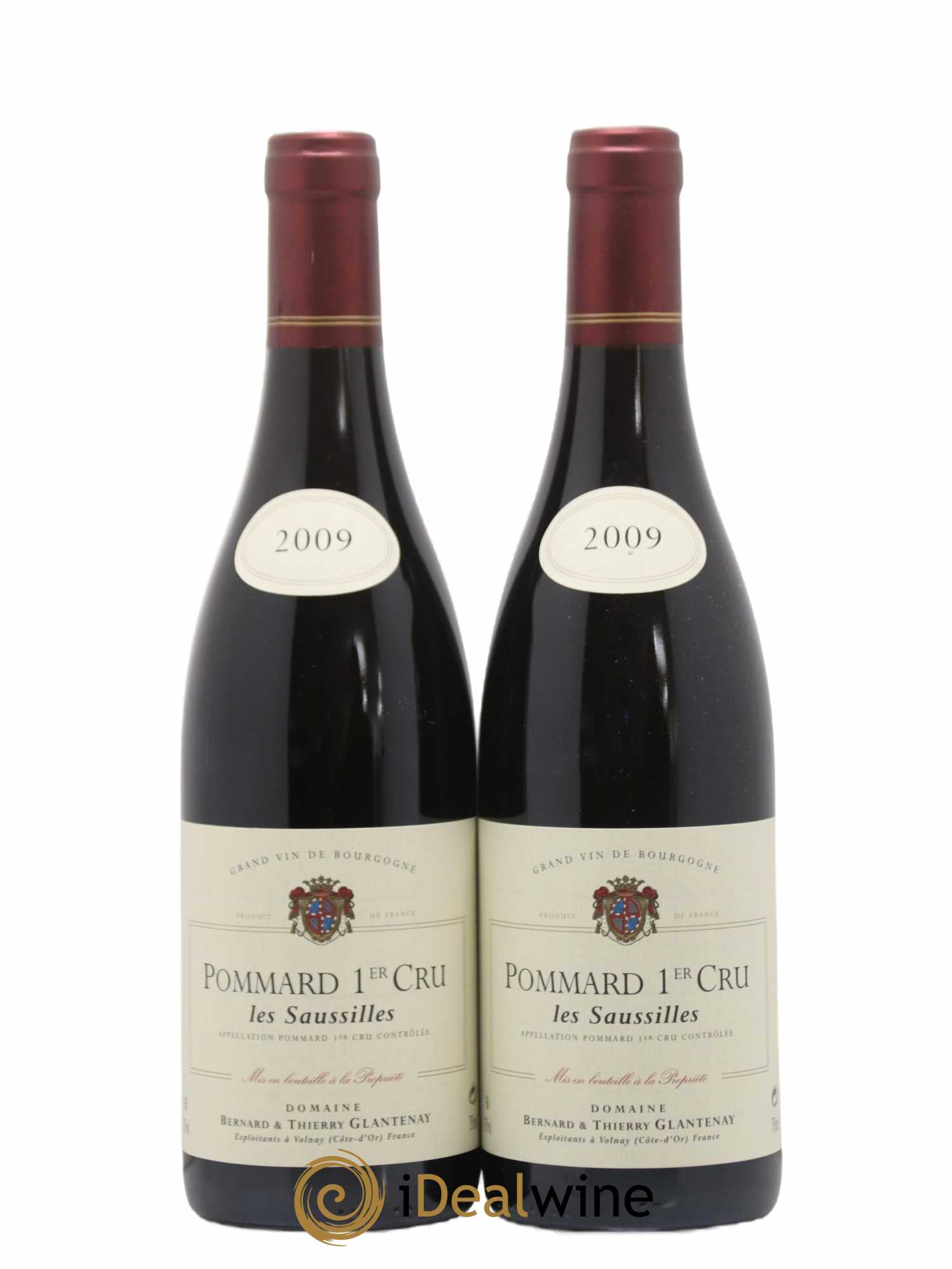 Pommard 1er Cru Les Saussilles Bernard et Thierry Glantenay (Domaine) 2009 - Lot de 2 bouteilles - 0