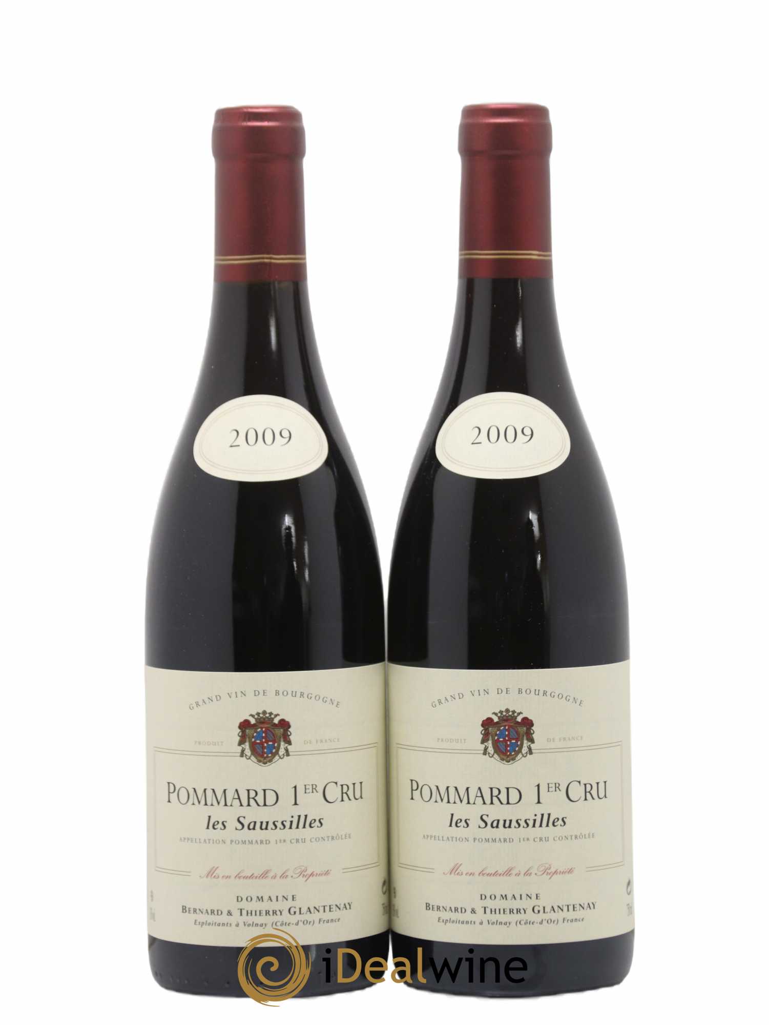 Pommard 1er Cru Les Saussilles Bernard et Thierry Glantenay (Domaine) 2009 - Lot de 2 bouteilles - 0
