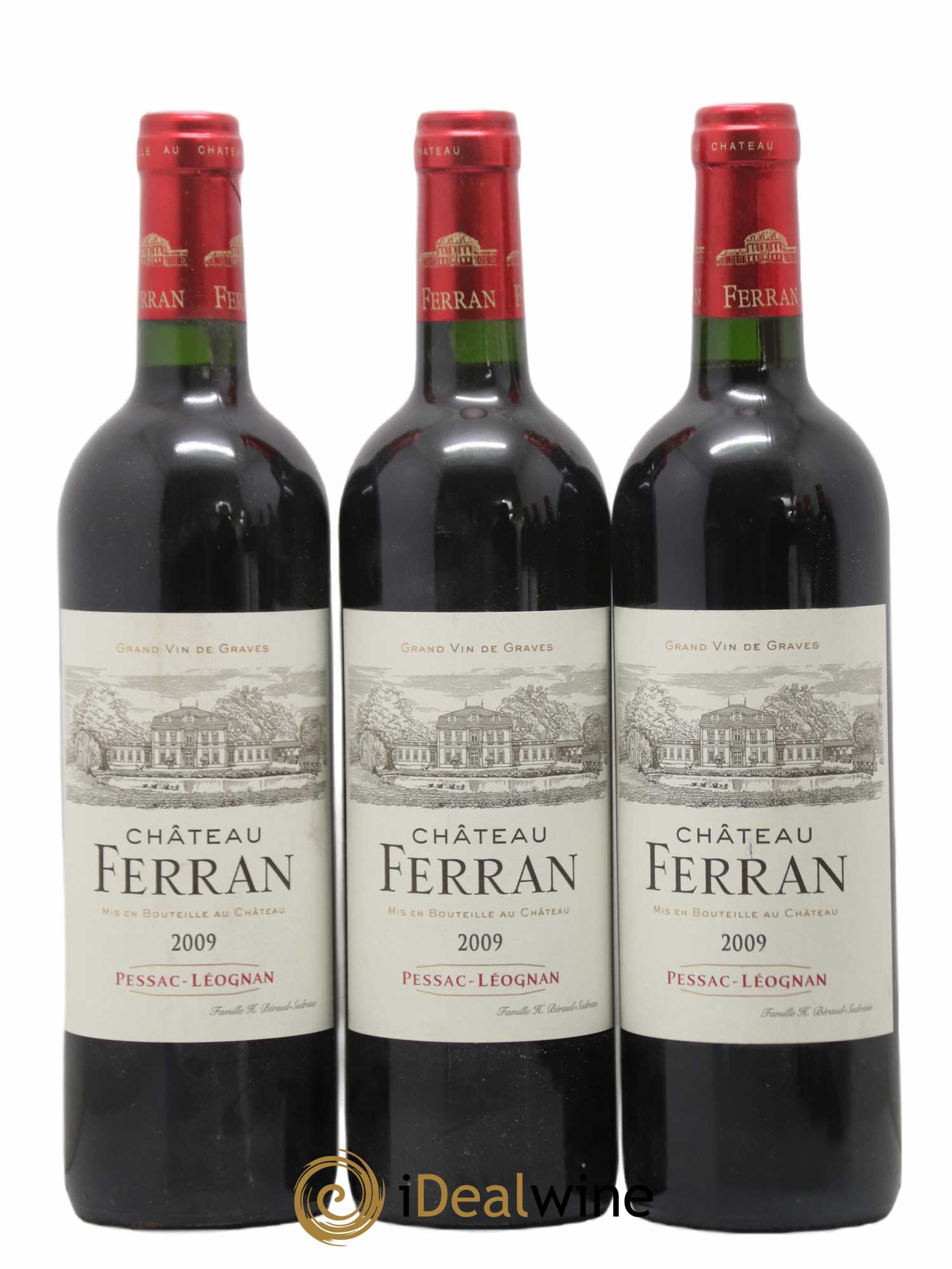 Pessac-Léognan Château Ferran 2009 - Lot de 6 bouteilles - 1