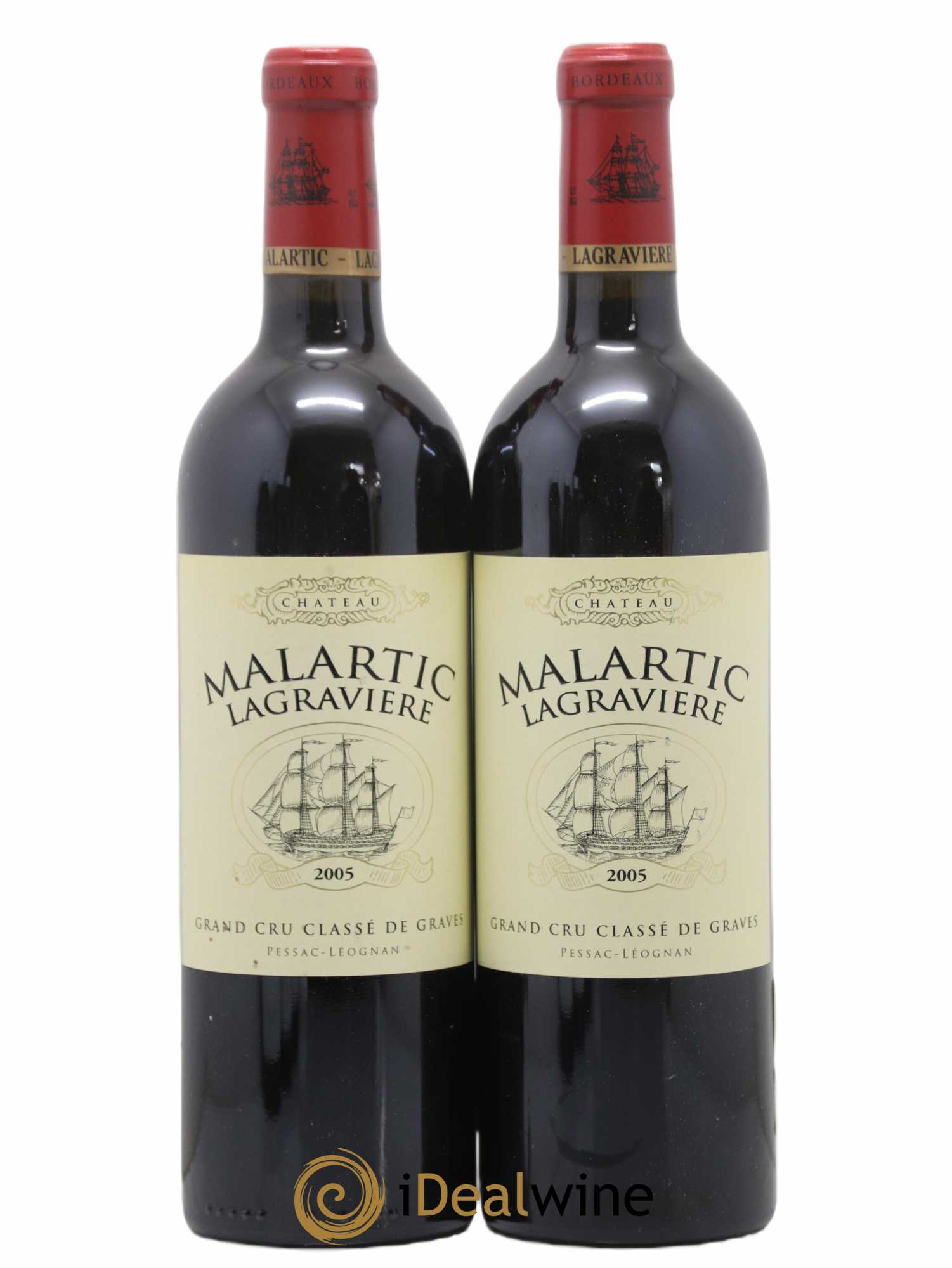 Château Malartic-Lagravière Cru Classé de Graves 2005 - Lot de 2 bouteilles - 0