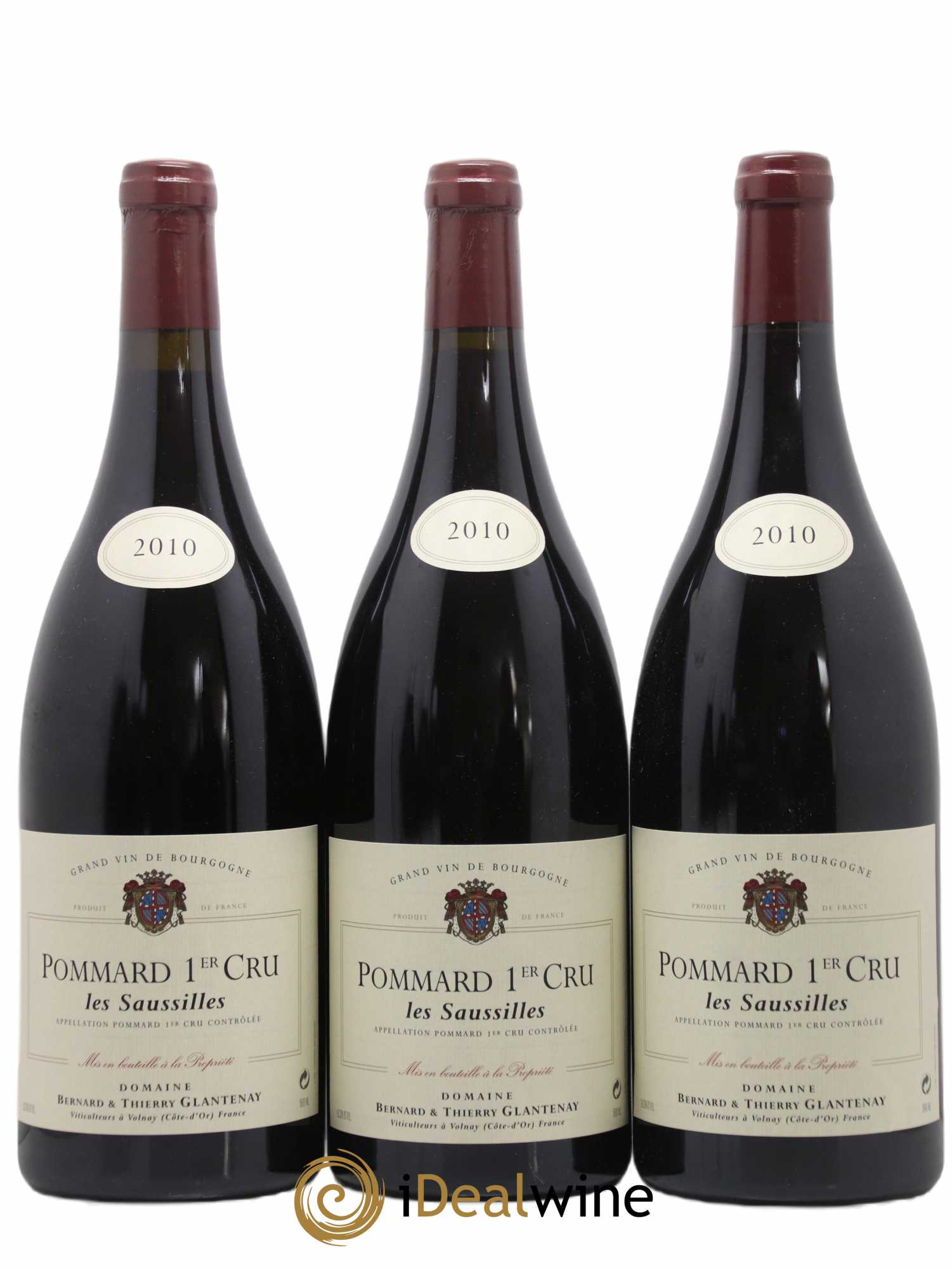 Pommard 1er Cru Les Saussilles Bernard et Thierry Glantenay (Domaine) 2010 - Lot de 3 magnums - 0