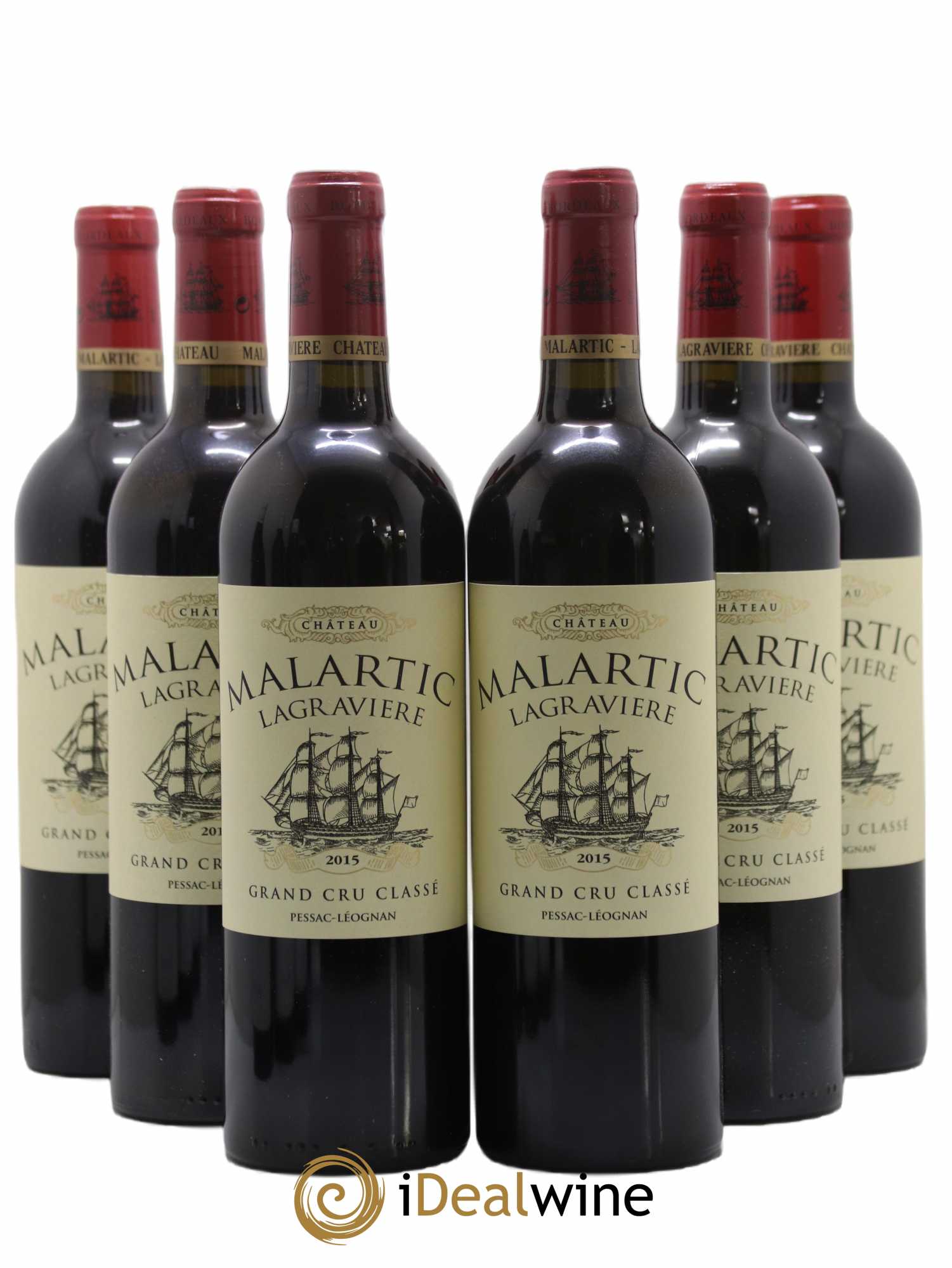 Château Malartic-Lagravière Cru Classé de Graves 2015 - Lot de 6 bouteilles - 0