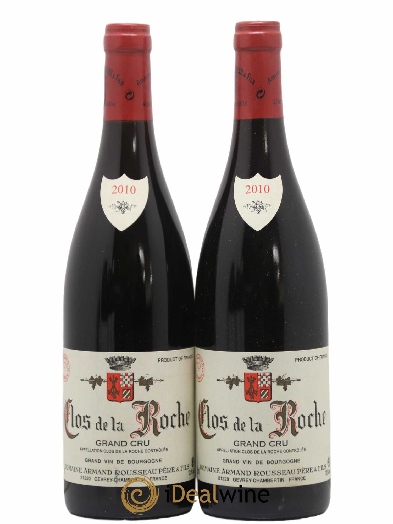 Clos de la Roche Grand Cru Armand Rousseau (Domaine) 2010 - Lot de 2 bouteilles - 0
