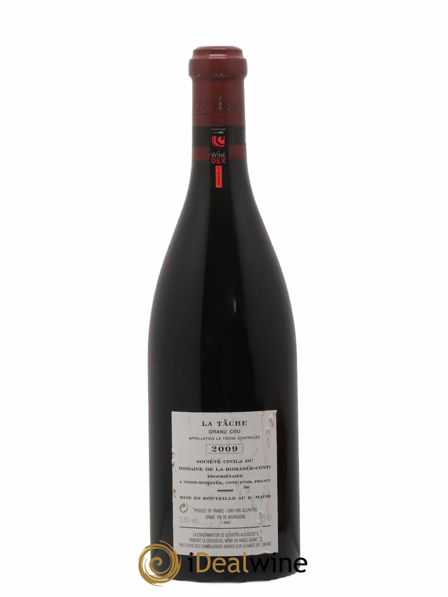 La Tâche Grand Cru Domaine de la Romanée-Conti 2009 - Lot de 1 bouteille - 1