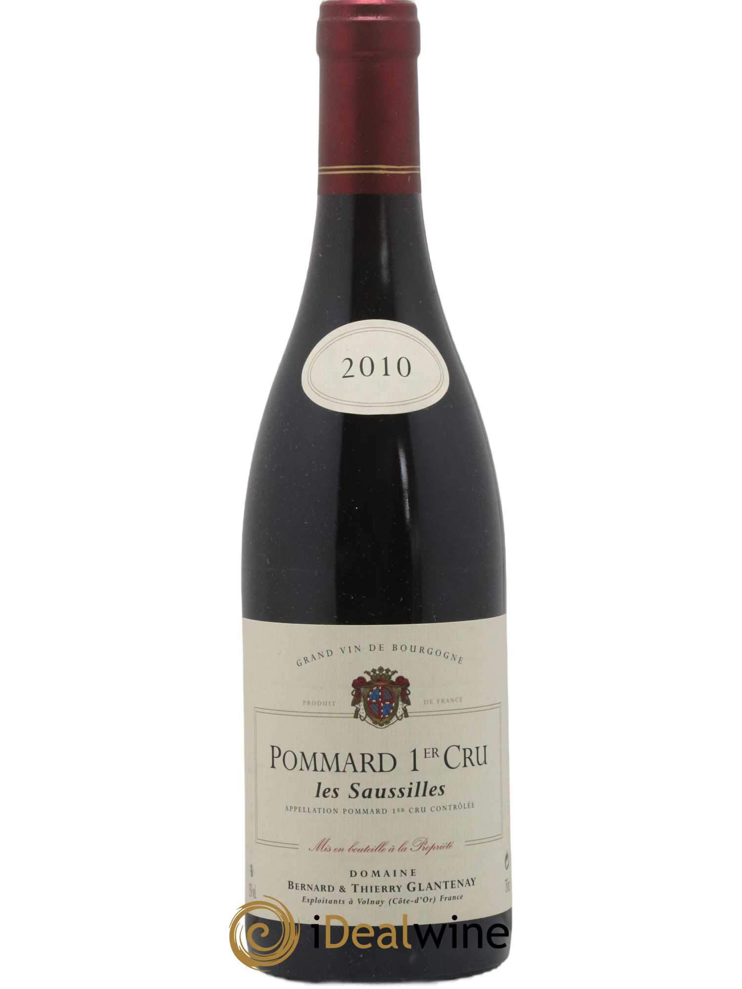 Pommard 1er Cru Les Saussilles Bernard et Thierry Glantenay (Domaine) 2010 - Lot de 1 bouteille - 0