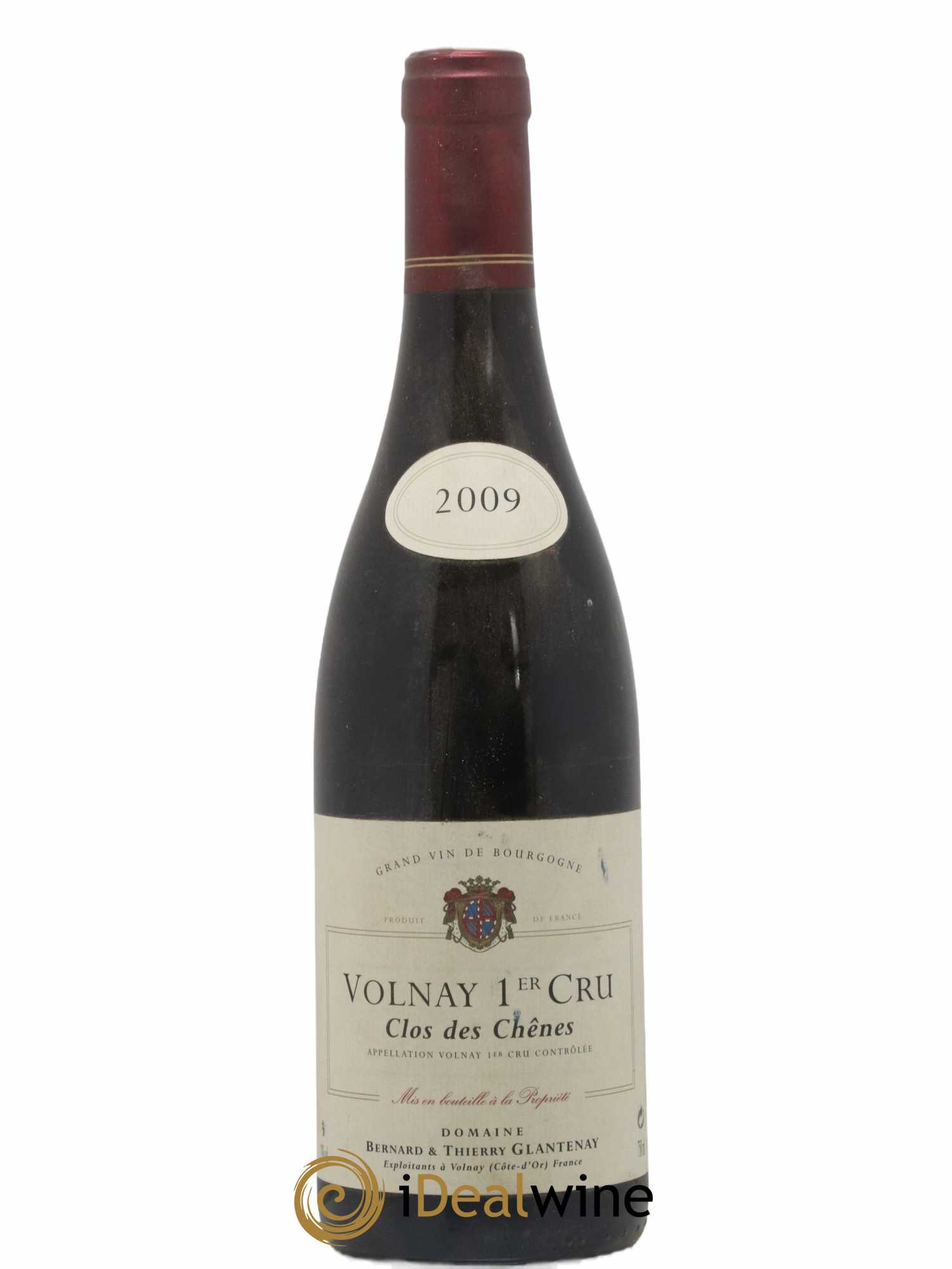 Volnay 1er Cru Clos des Chênes Bernard et Thierry Glantenay (Domaine) 2009 - Lot de 1 bouteille - 0