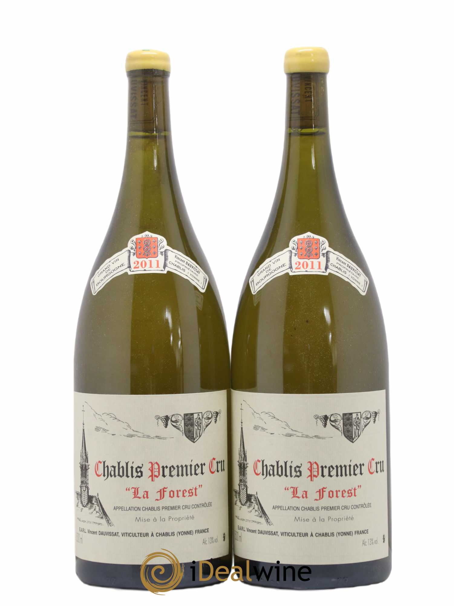 Chablis 1er Cru La Forest Vincent Dauvissat (Domaine) 2011 - Lot de 2 magnums - 0