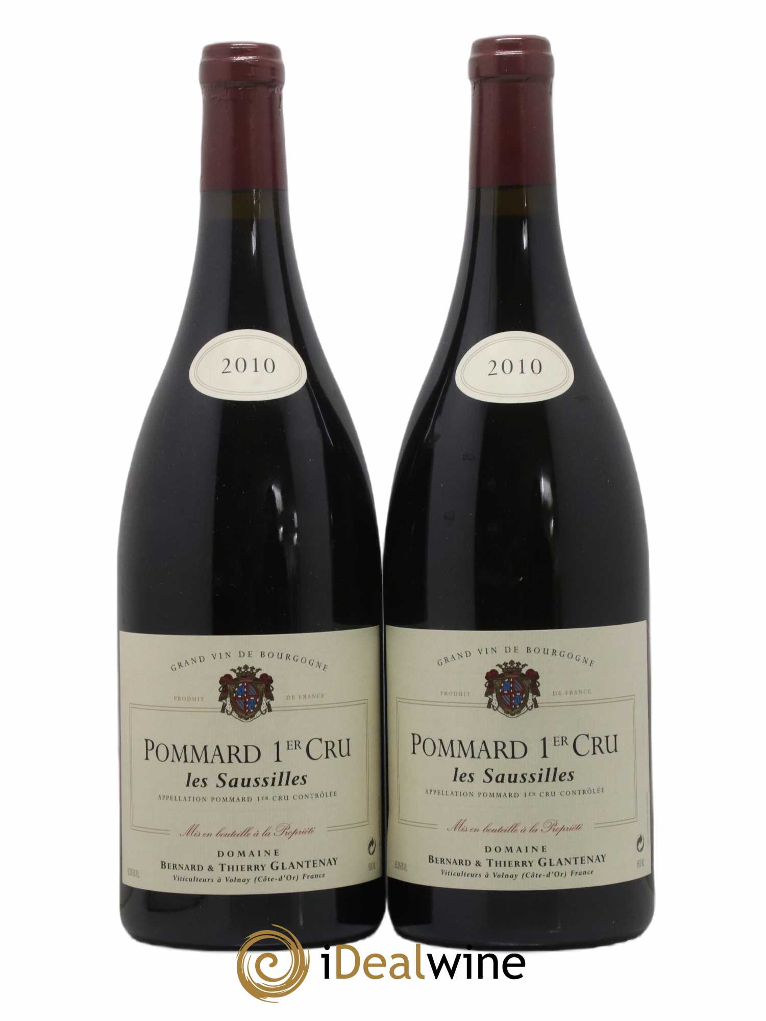 Pommard 1er Cru Les Saussilles Bernard et Thierry Glantenay (Domaine) 2010 - Lot de 2 magnums - 0