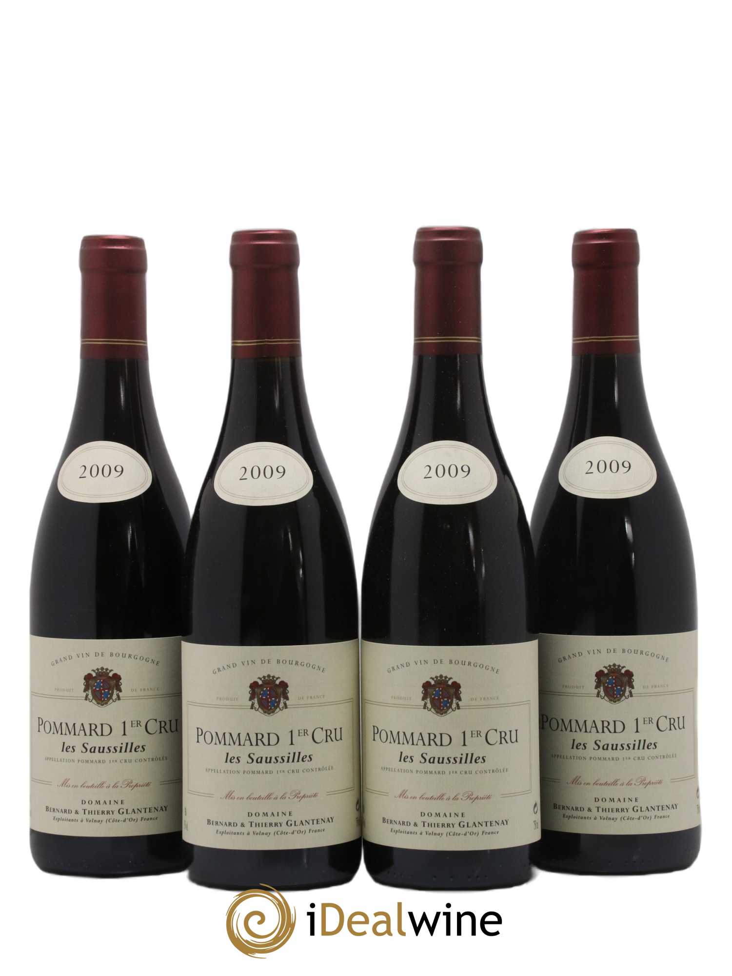 Pommard 1er Cru Les Saussilles Bernard et Thierry Glantenay (Domaine) 2009 - Lot de 4 bouteilles - 0