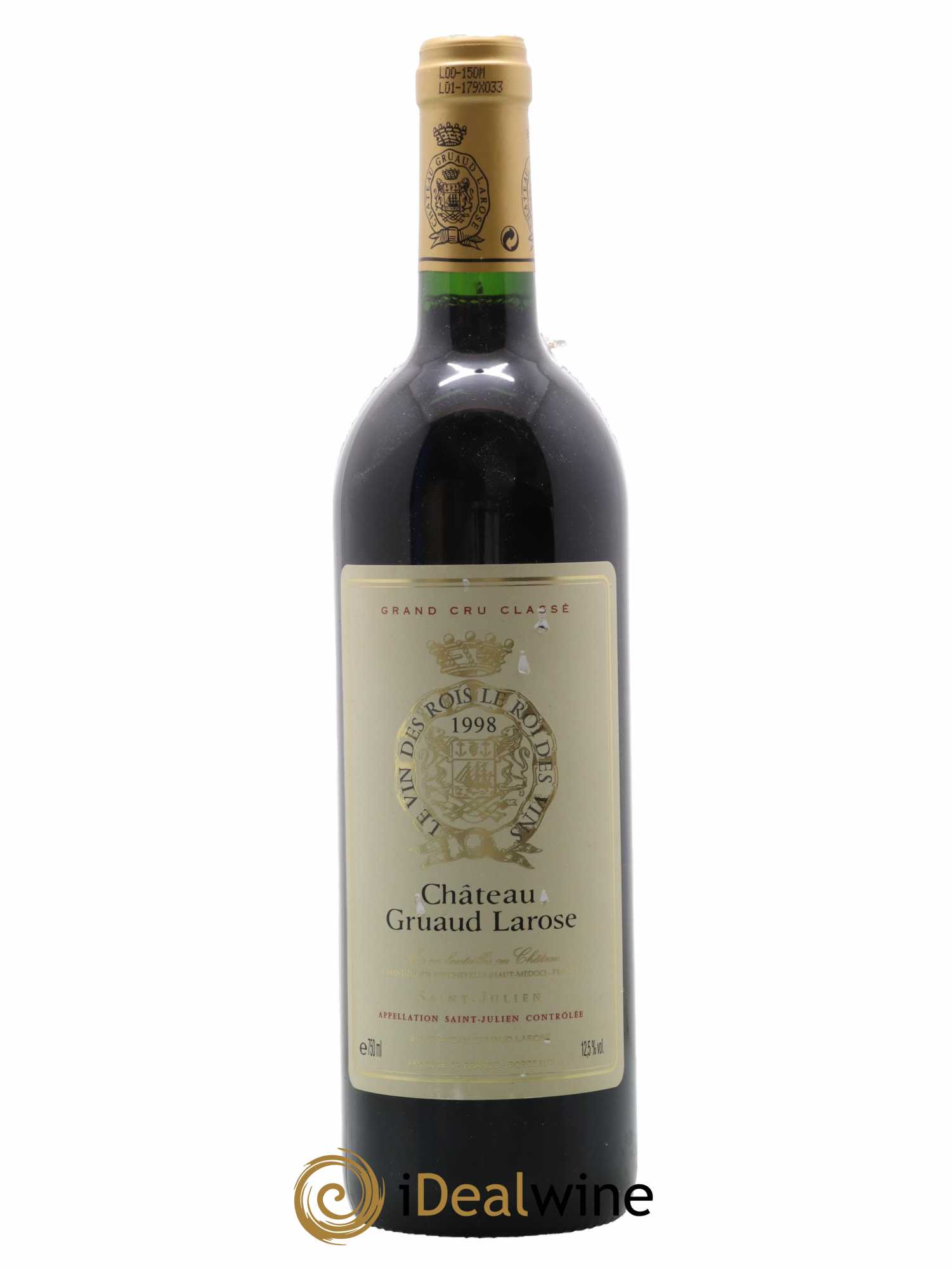 Château Gruaud Larose 2ème Grand Cru Classé 1998 - Lot de 1 bouteille - 0