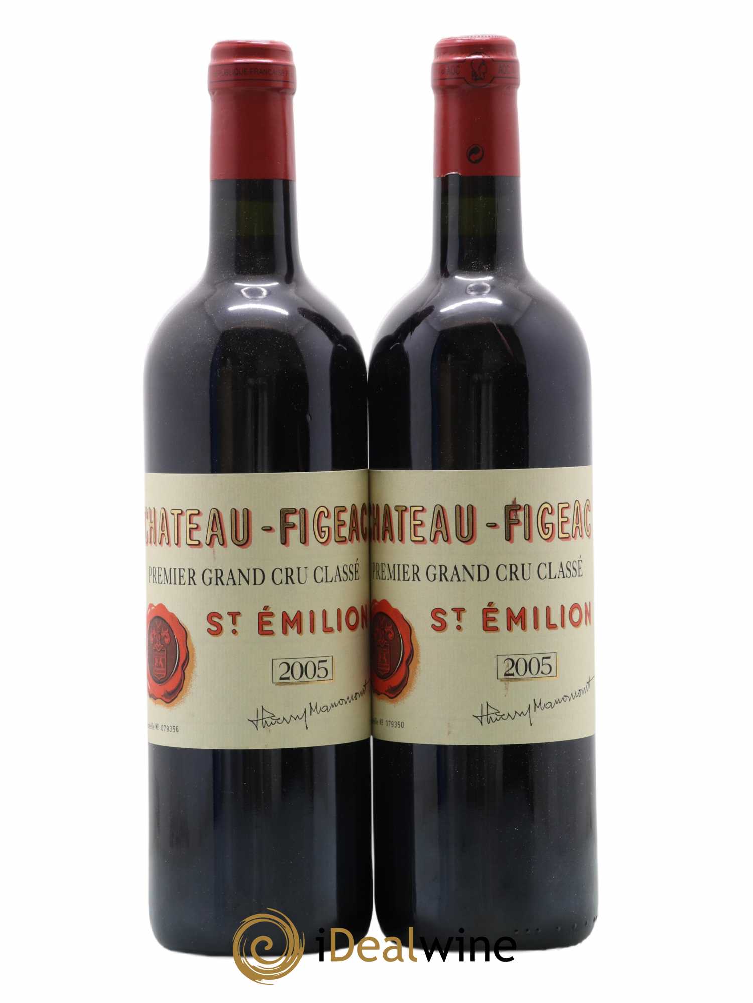 Château Figeac 1er Grand Cru Classé A 2005 - Lot de 2 bouteilles - 0