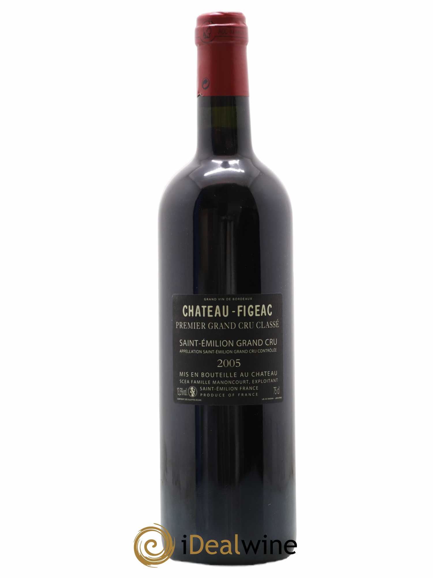 Château Figeac 1er Grand Cru Classé A 2005 - Lot of 1 bottle - 1