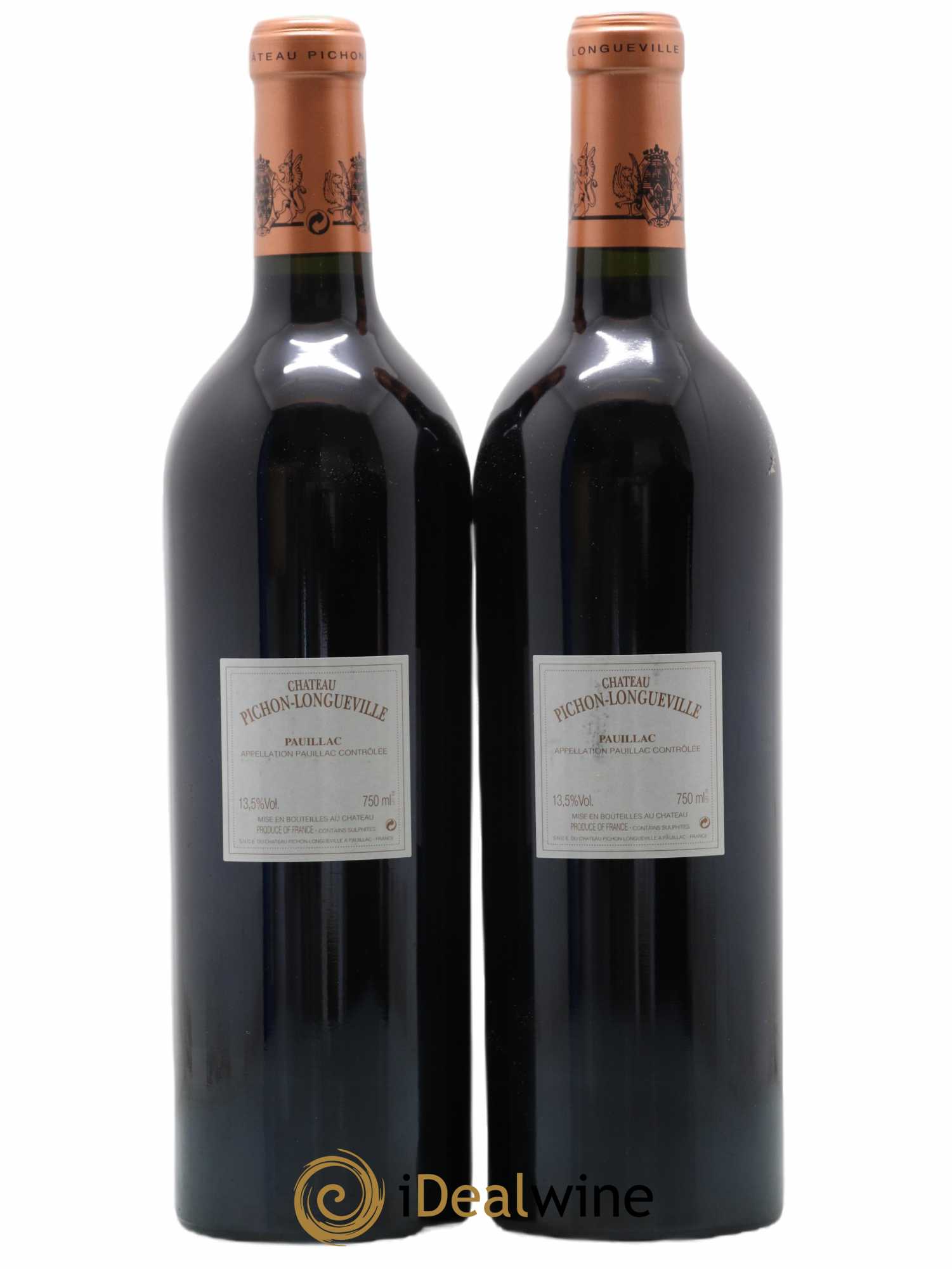 Pichon Longueville Baron 2ème Grand Cru Classé 2005 - Lot of 2 bottles - 1