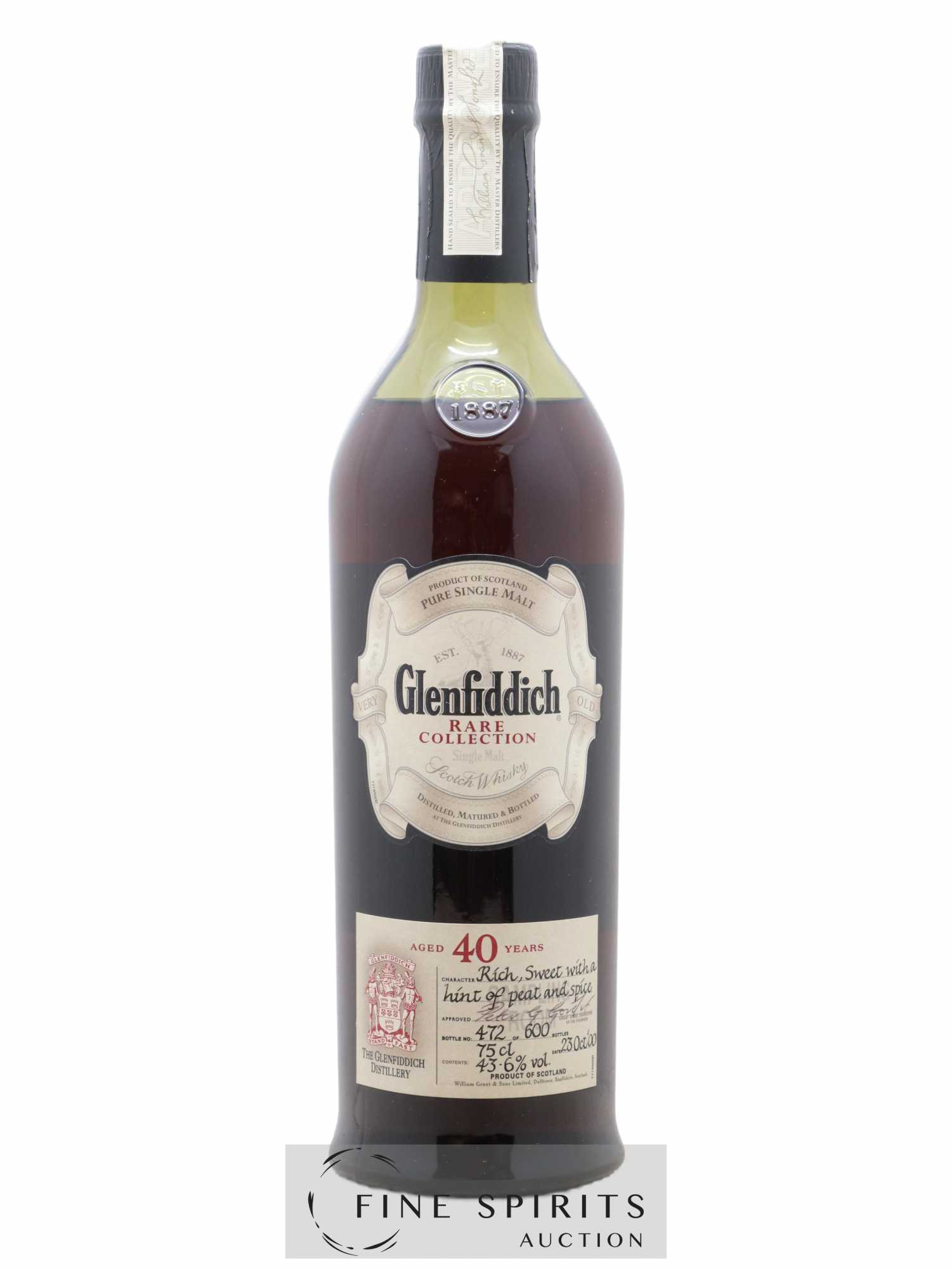 Glenfiddich 40 years Of. Rare Collection One of 600 - bottled 2000 - Lot de 1 bouteille - 1