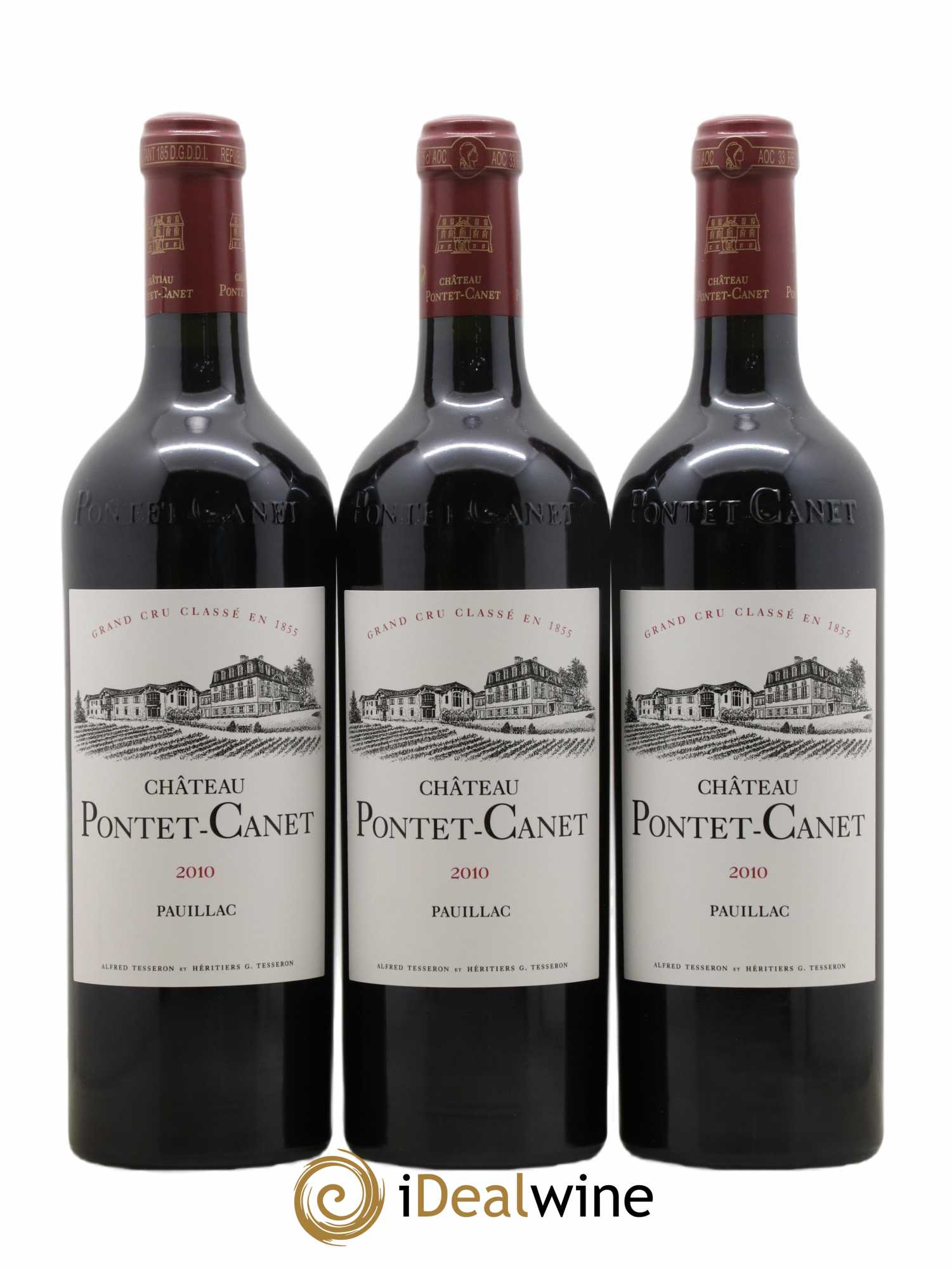Château Pontet Canet 5ème Grand Cru Classé 2010 - Lot de 6 bouteilles - 2