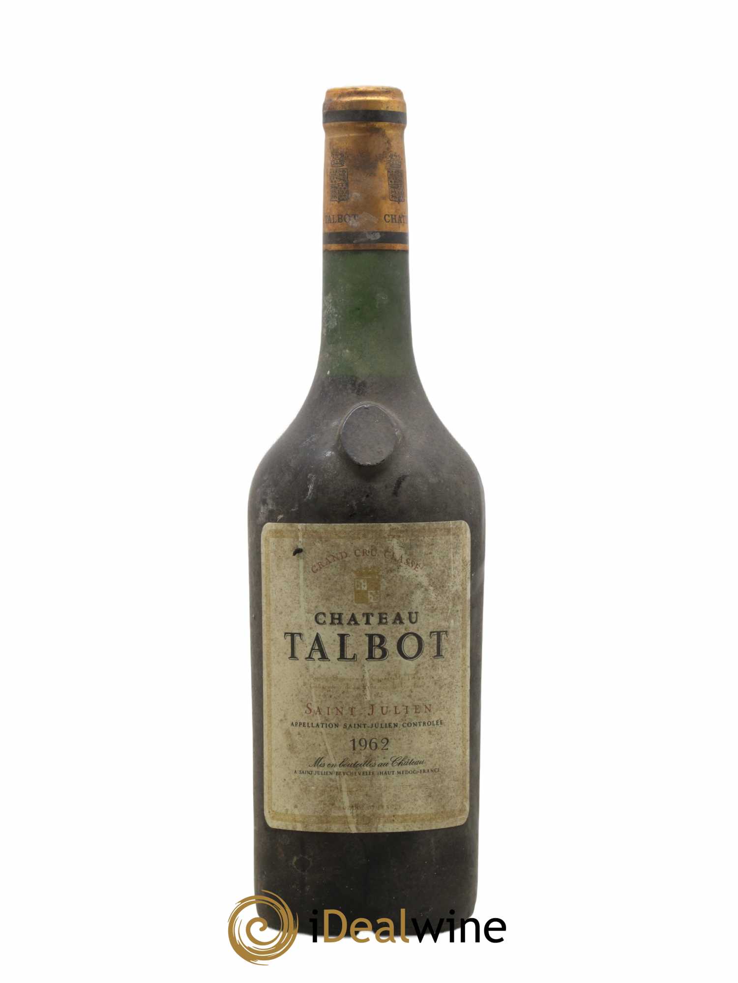 Château Talbot 4ème Grand Cru Classé 1962 - Lot de 1 bouteille - 0