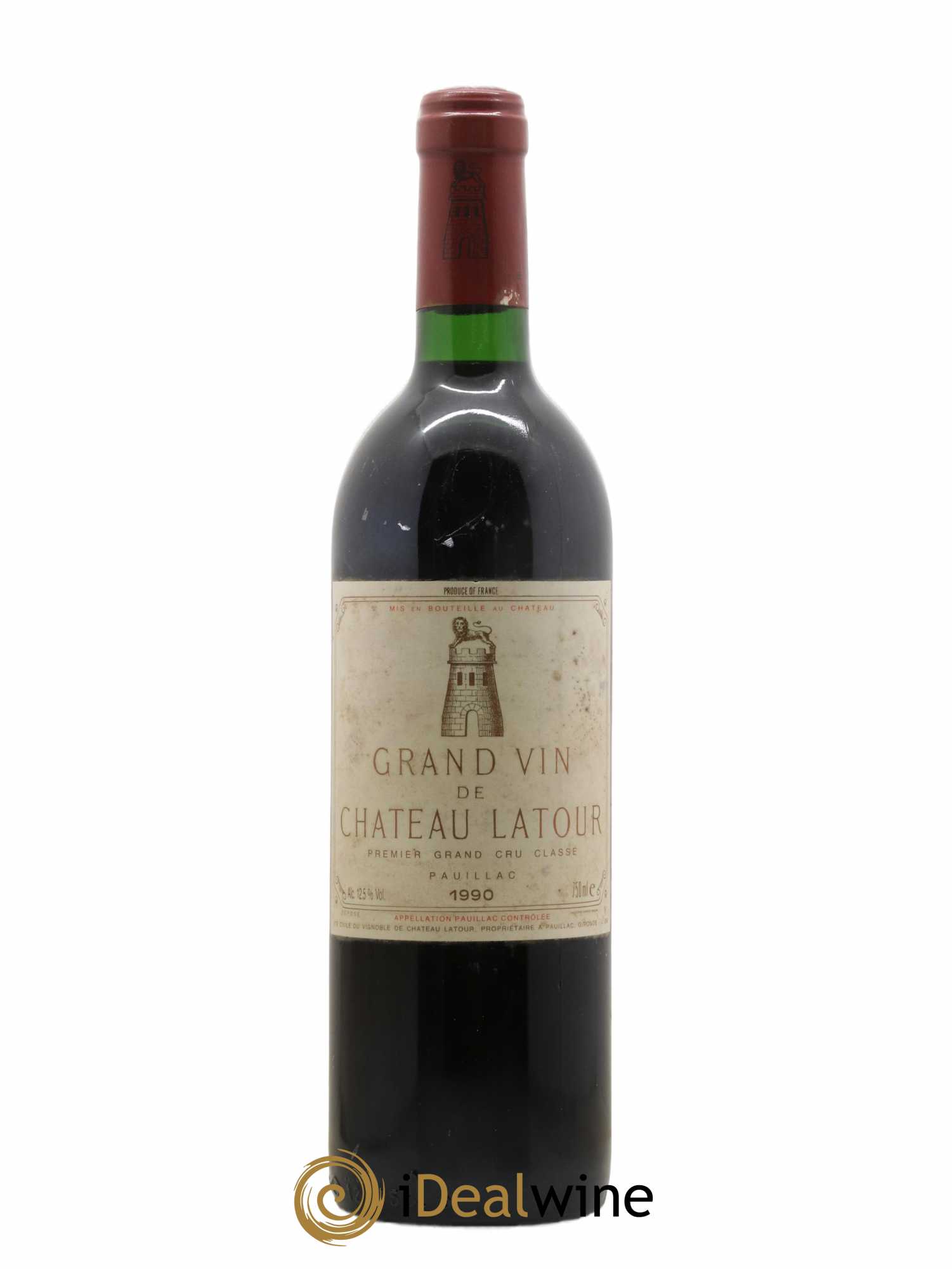 Château Latour 1er Grand Cru Classé 1990 - Lot de 1 bouteille - 0