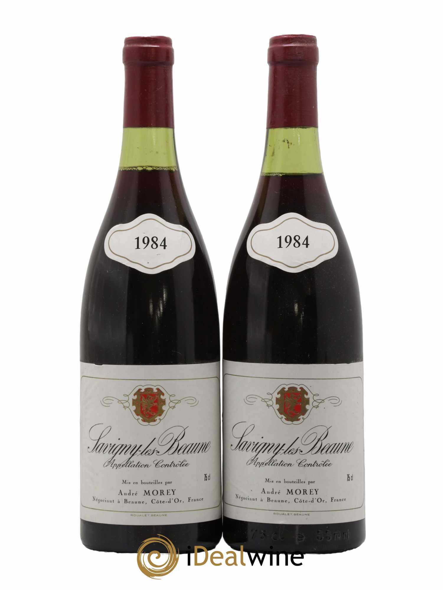 Savigny-lès-Beaune André Morey 1984 - Lot de 2 bouteilles - 0