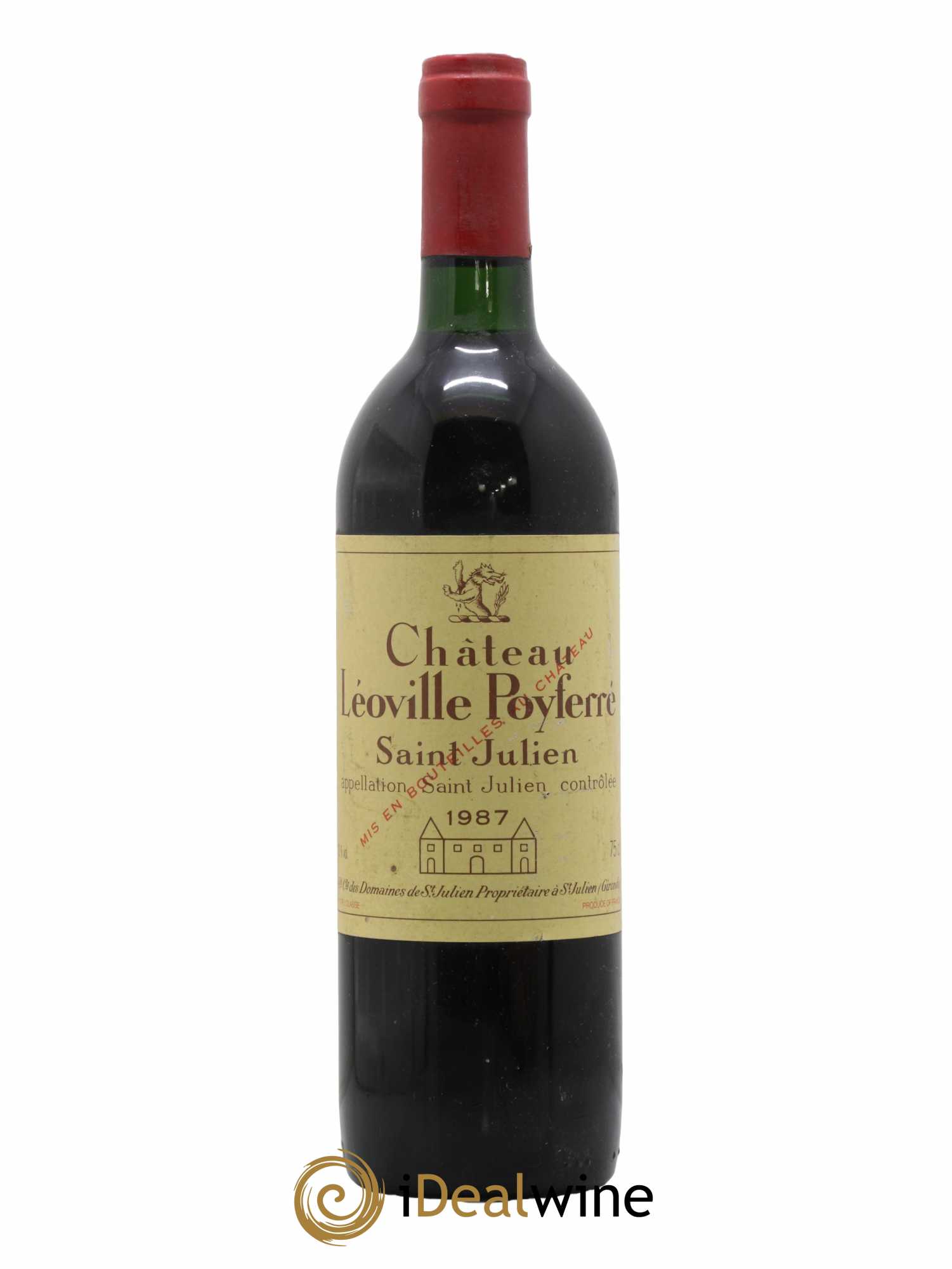 Château Léoville Poyferré 2ème Grand Cru Classé 1987 - Lot de 1 bouteille - 0