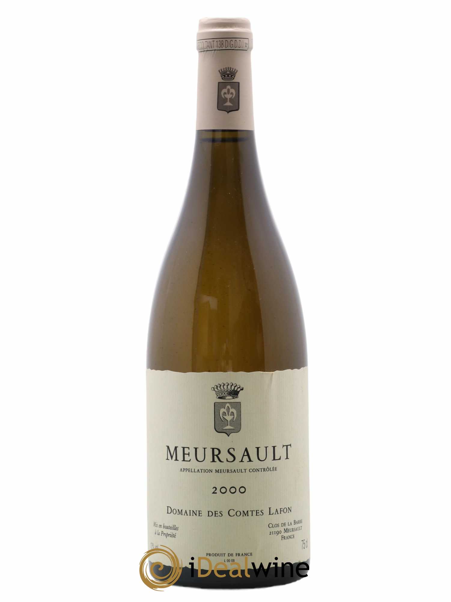 Meursault Comtes Lafon (Domaine des) 2000 - Lot de 1 bouteille - 0