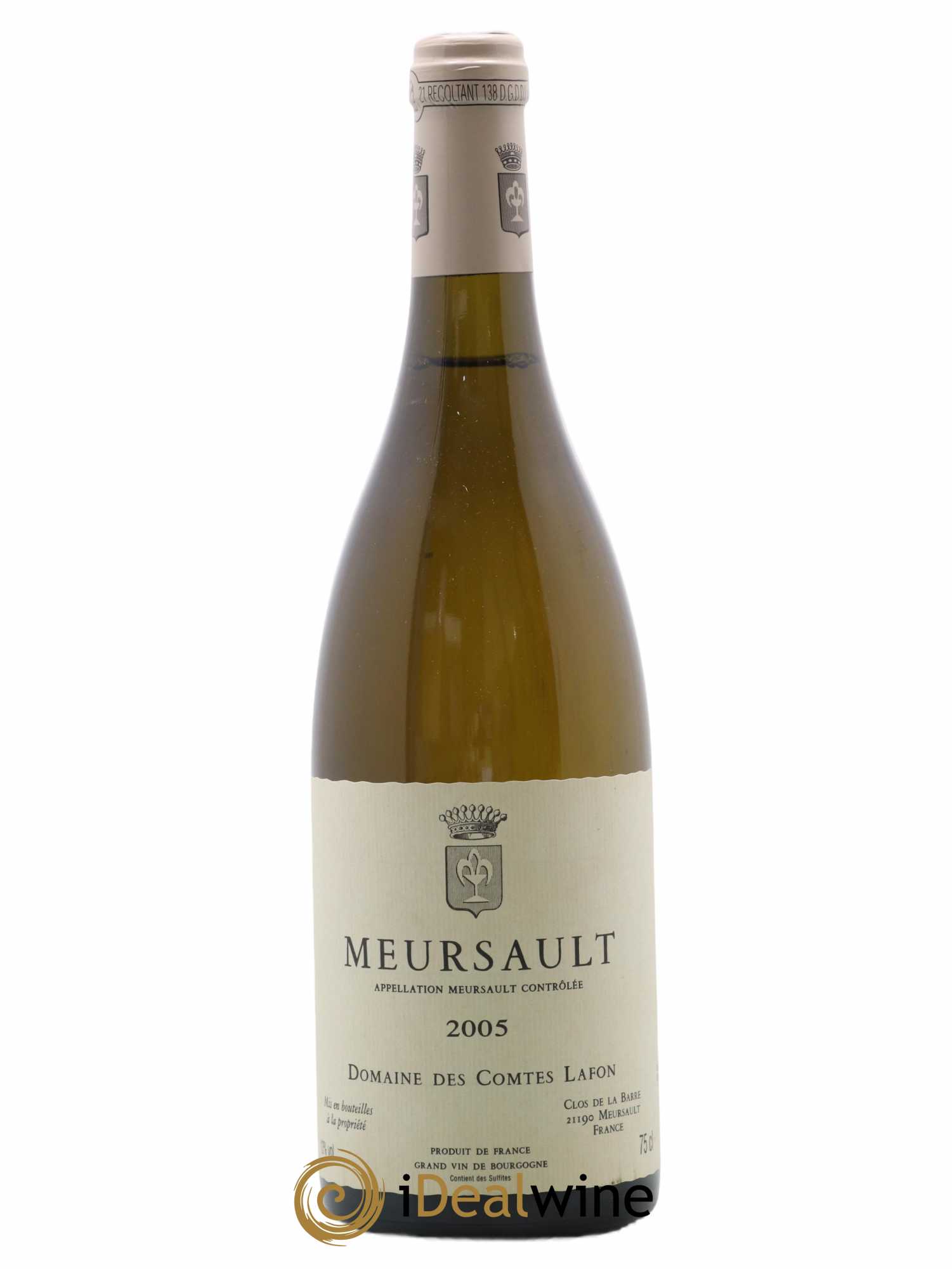 Meursault Comtes Lafon (Domaine des) 2005 - Lot de 1 bouteille - 0