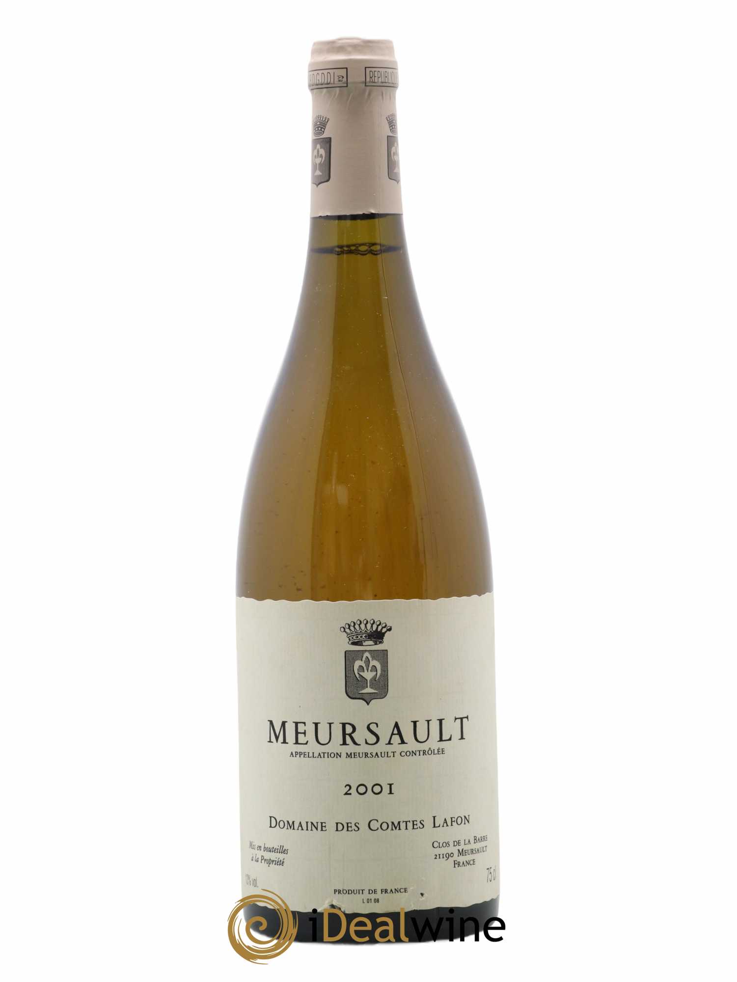 Meursault Comtes Lafon (Domaine des) 2001 - Lot de 1 bouteille - 0