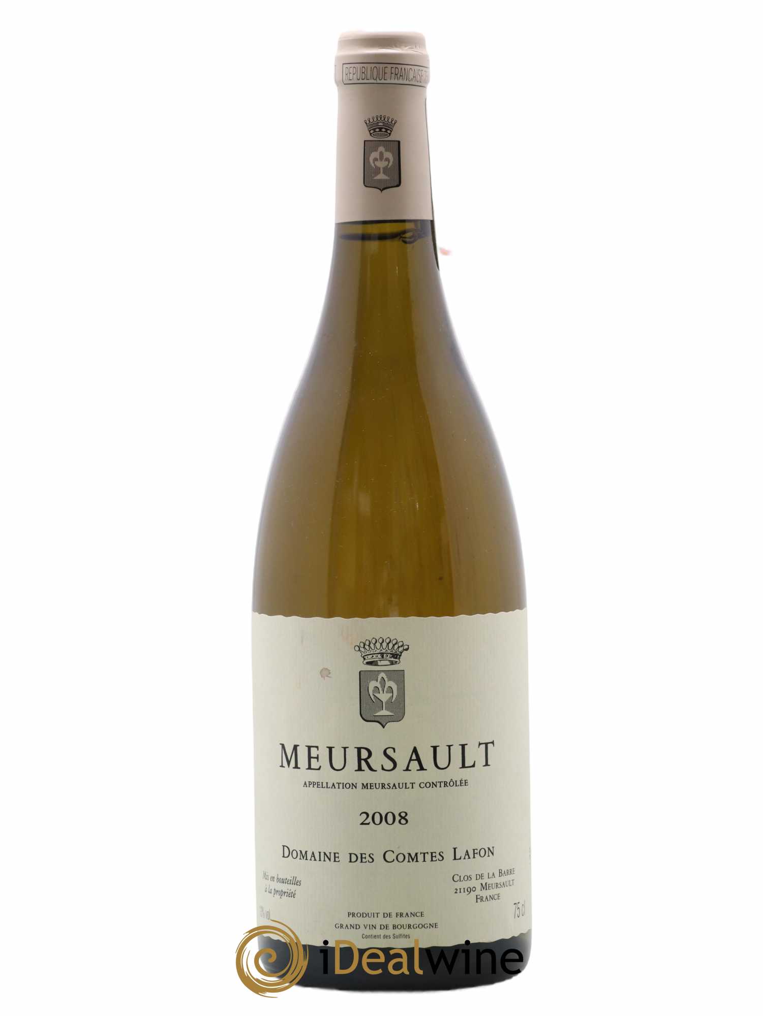 Meursault Comtes Lafon (Domaine des) 2008 - Lot de 1 bouteille - 0