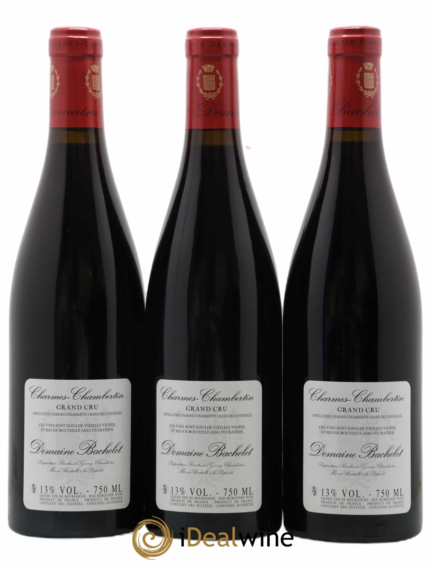Charmes-Chambertin Grand Cru Vieilles Vignes Denis Bachelet (Domaine) 2011 - Lot de 3 bouteilles - 1