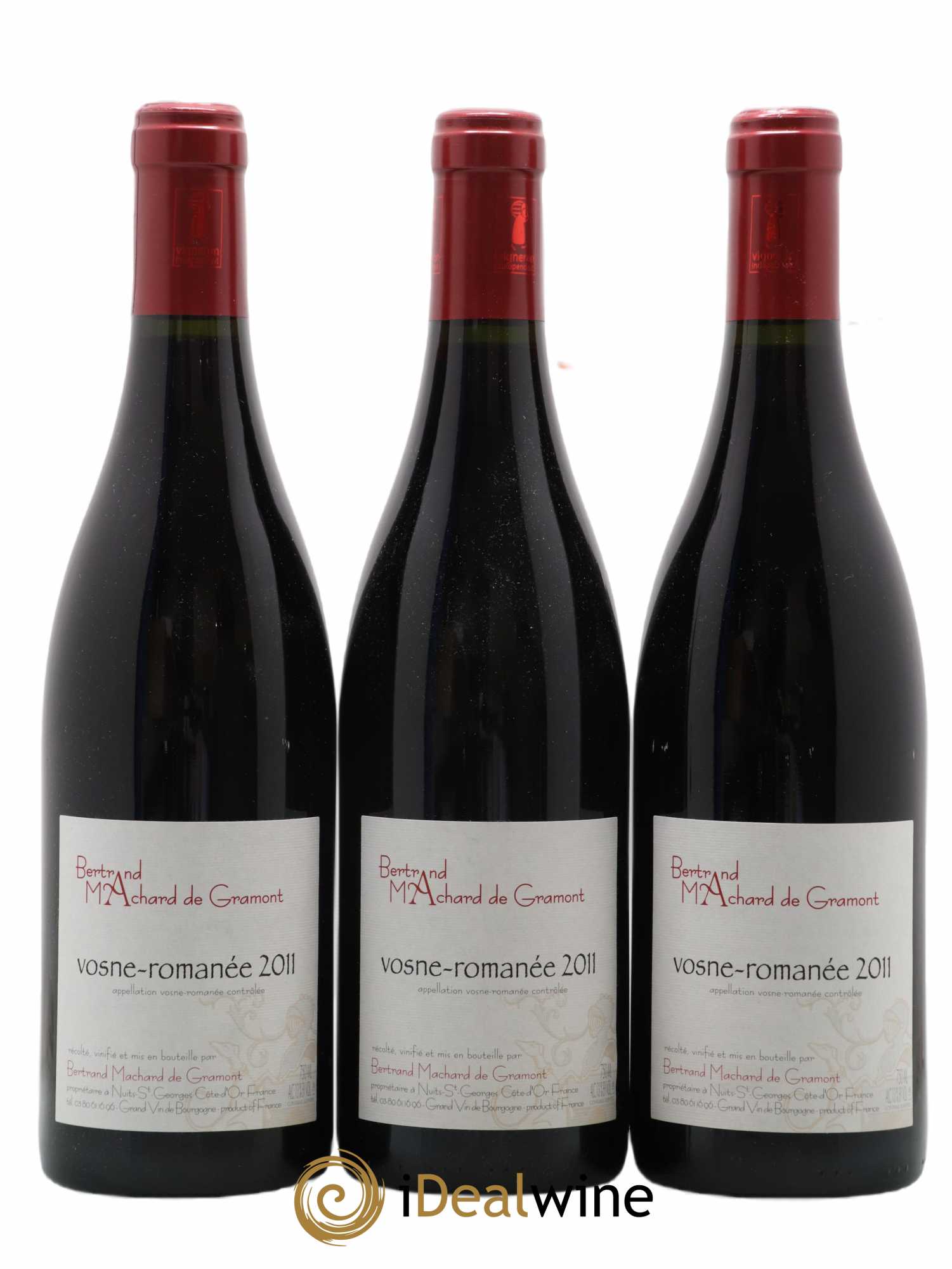 Vosne-Romanée Bertrand Machard de Gramont 2011 - Posten von 3 Flaschen - 0