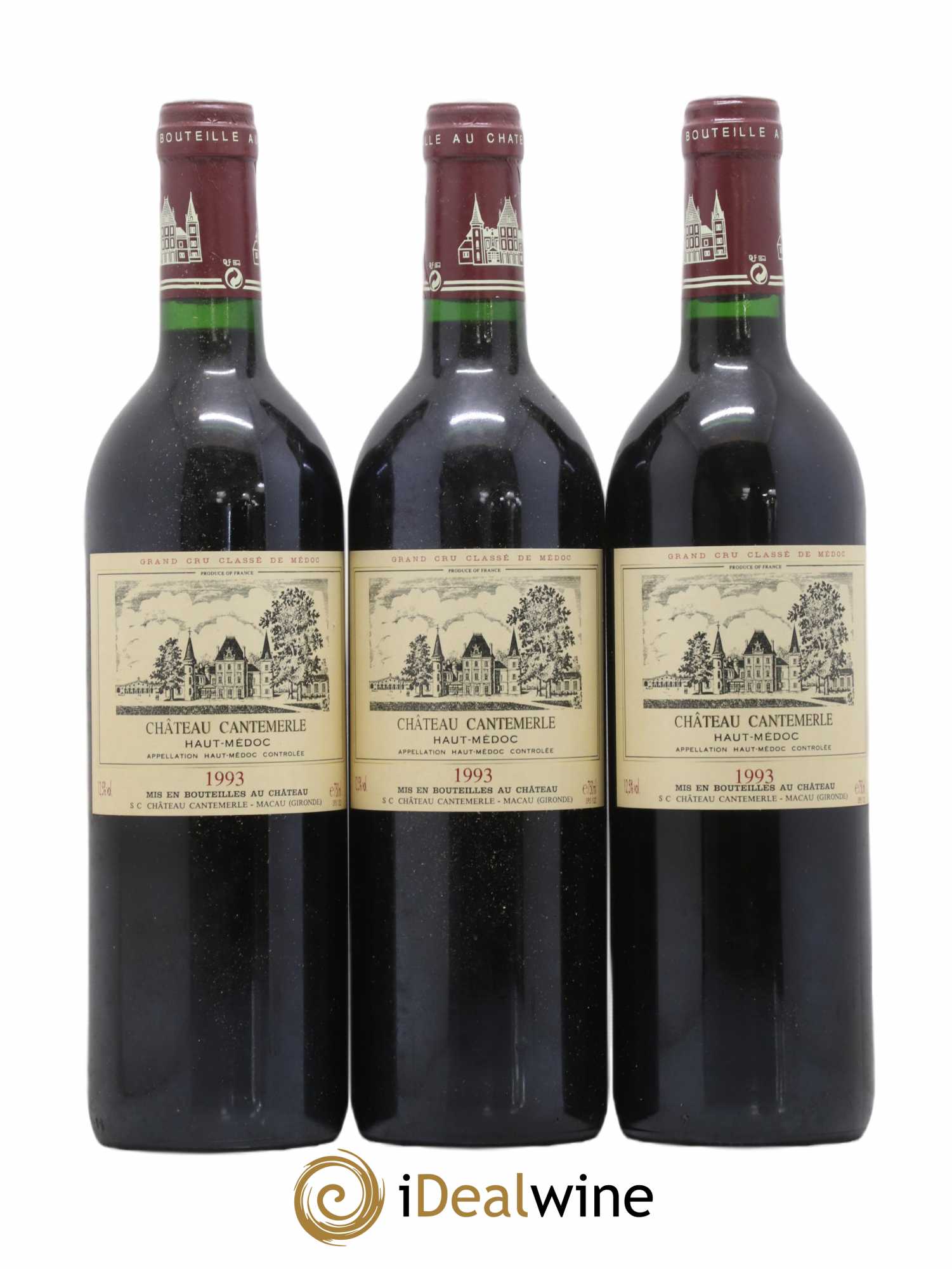 Château Cantemerle 5ème Grand Cru Classé 1993 - Lot de 6 bouteilles - 2