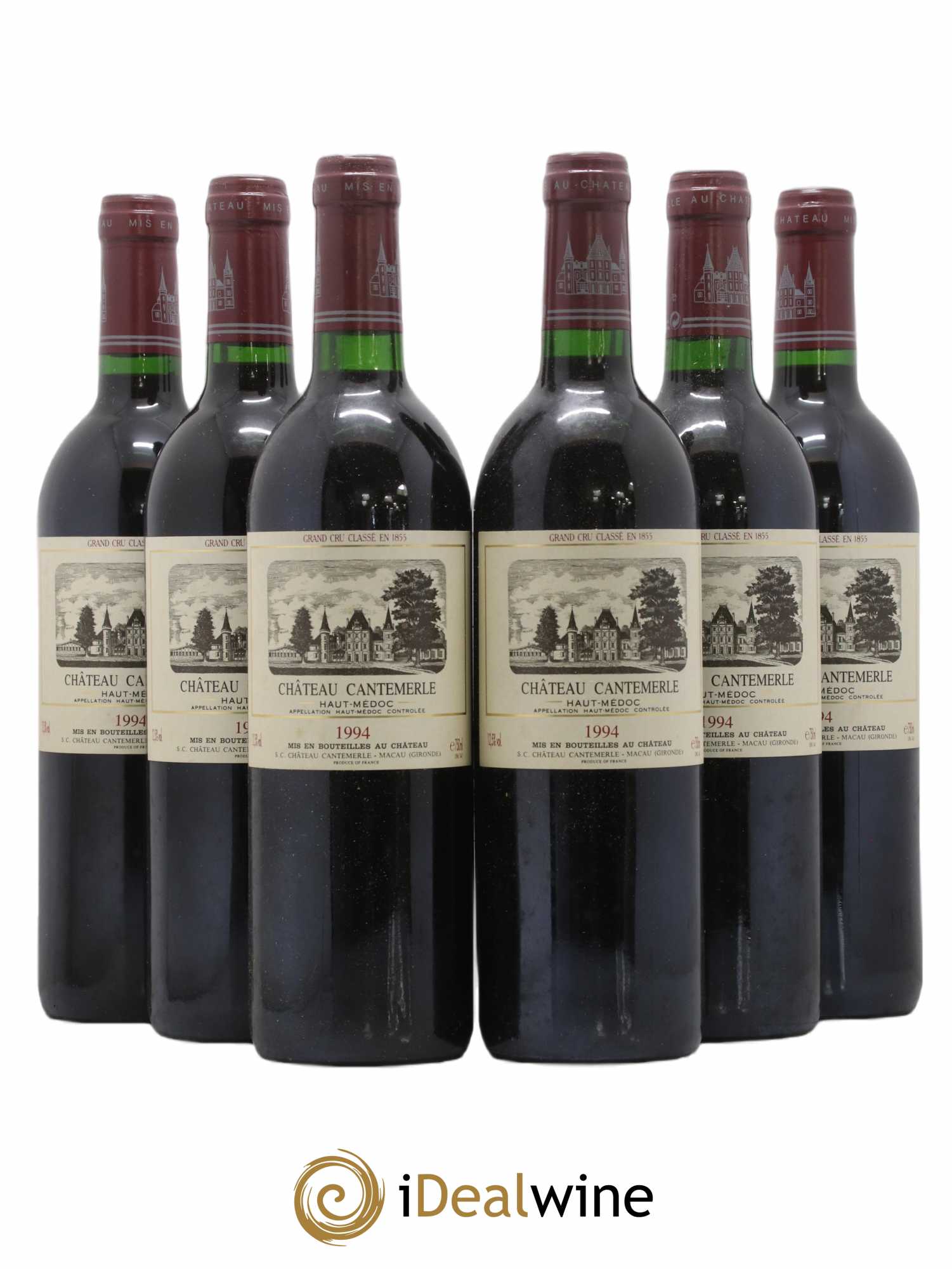 Château Cantemerle 5ème Grand Cru Classé 1994 - Lot de 6 bouteilles - 0