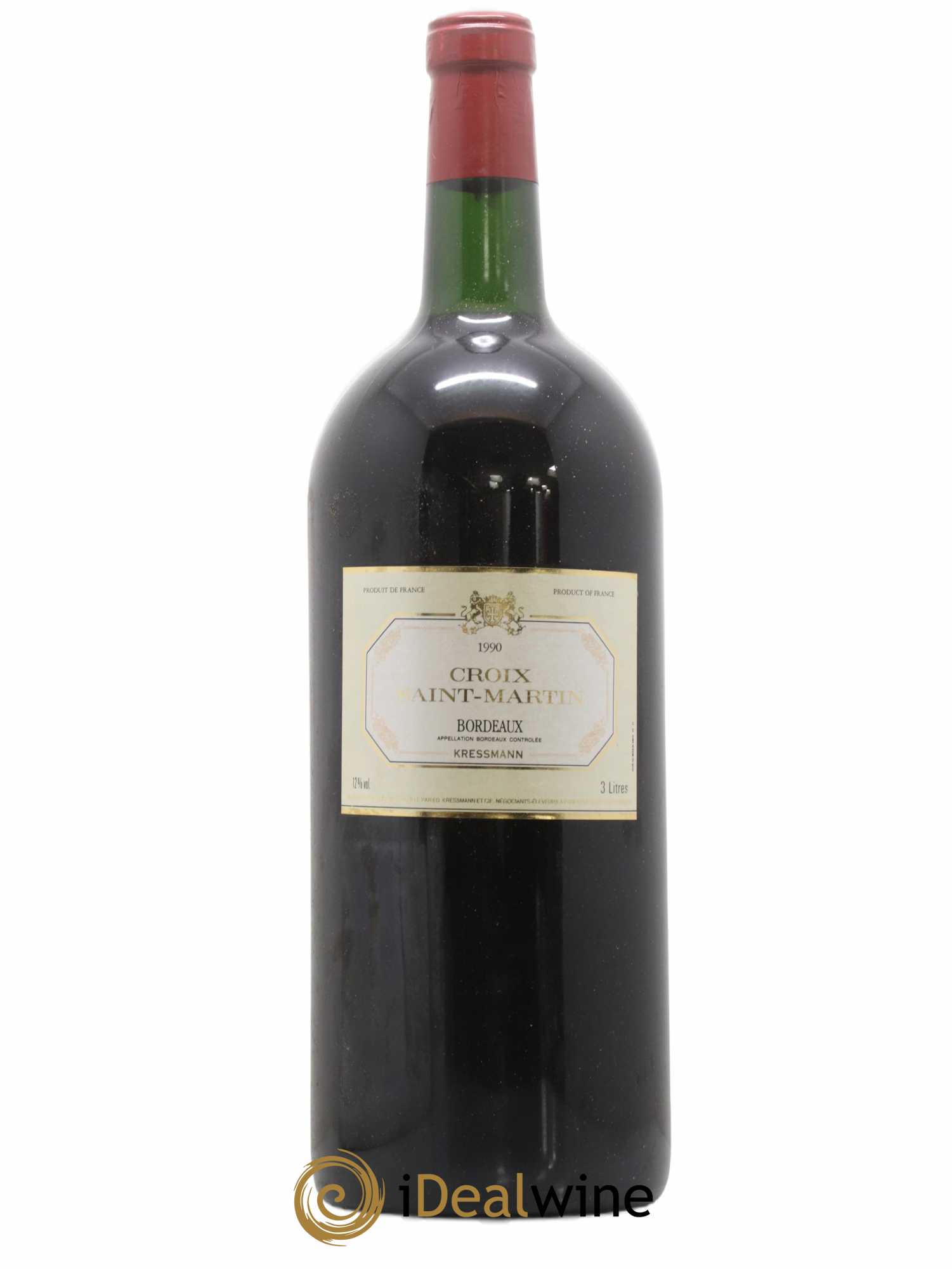 Bordeaux Château Croix Saint Martin (sans prix de réserve) 1990 - Lot de 1 double magnum - 0