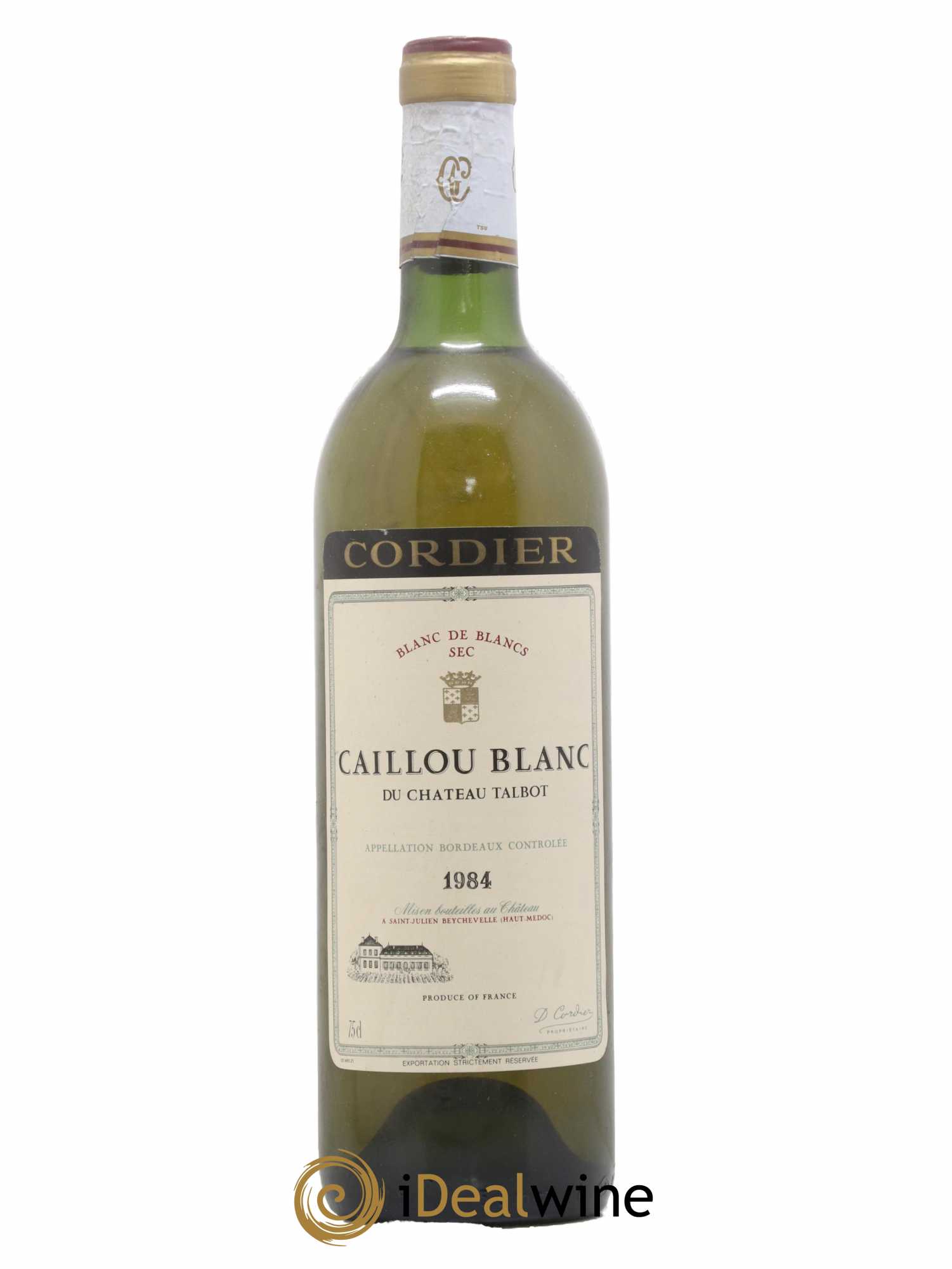 Château Talbot Caillou Blanc 1984 - Lot de 1 bouteille - 0