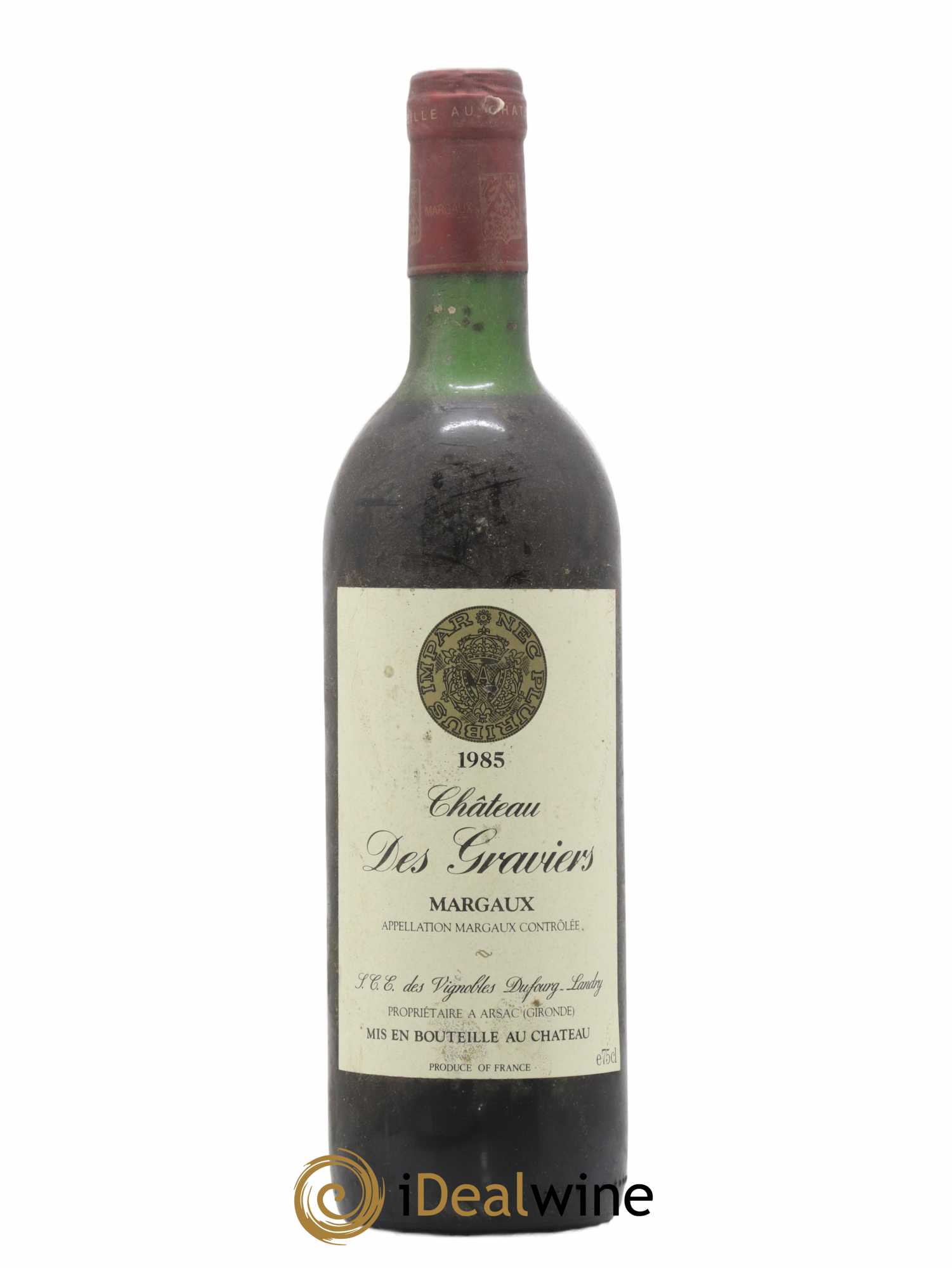 Bordeaux Margaux Château des Graviers 1985 - Lot de 1 bouteille - 0
