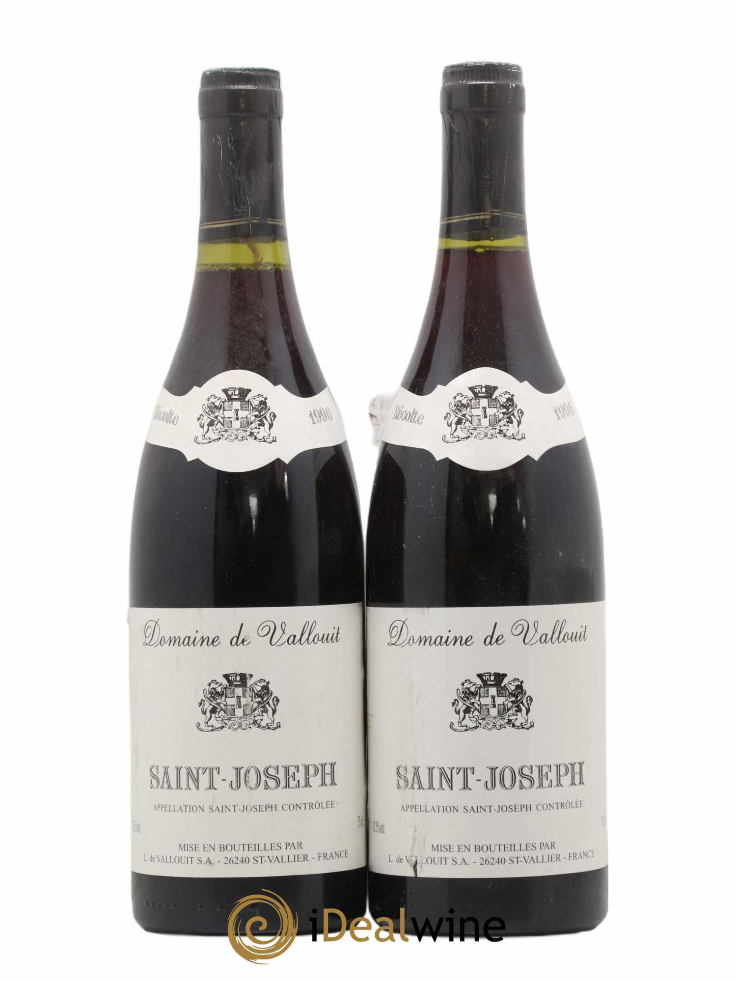 Saint-Joseph Domaine De Vallouit 1996 - Lot de 2 bouteilles - 0