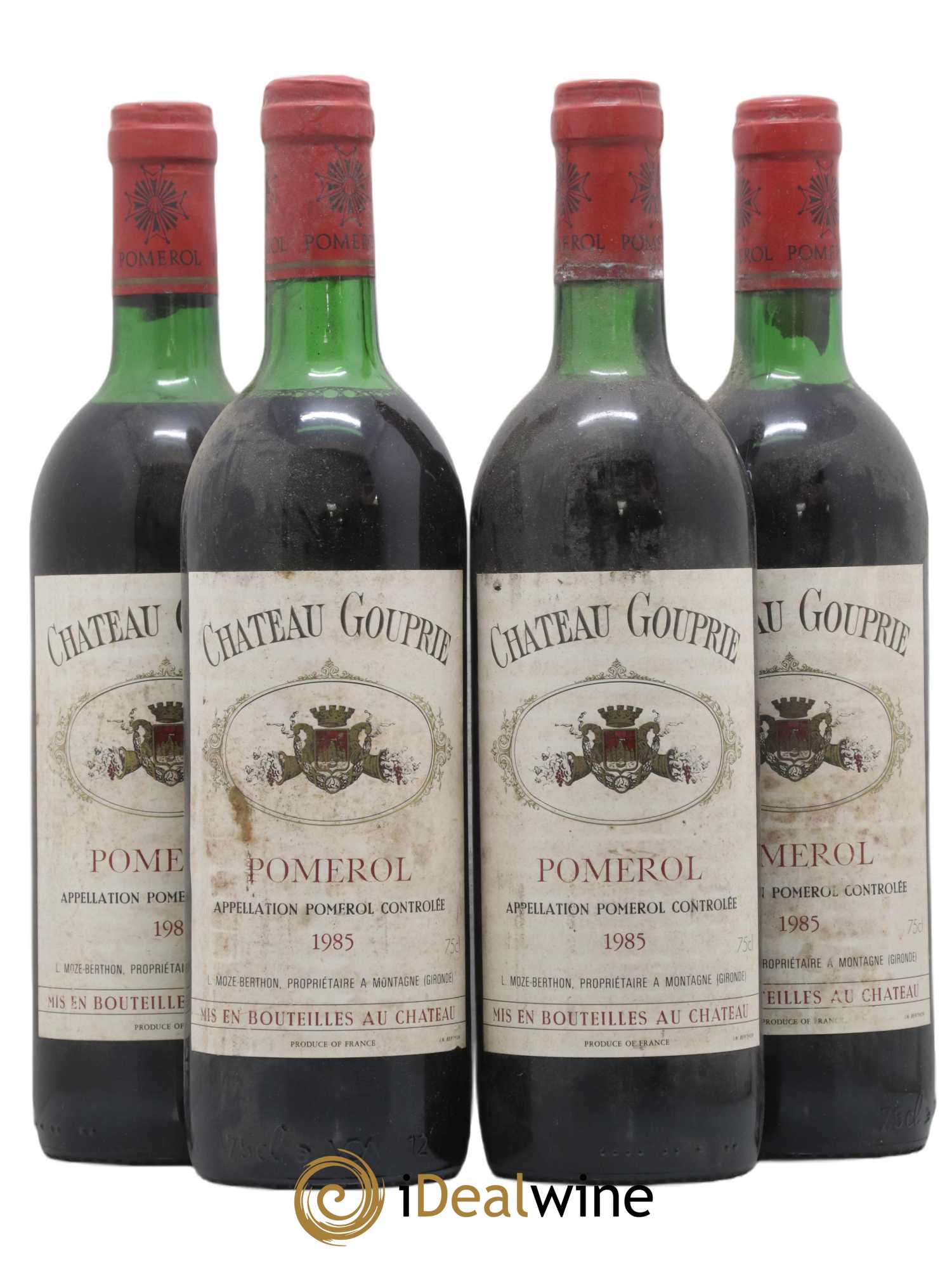 Château Gouprie 1985 - Lot de 4 bouteilles - 0