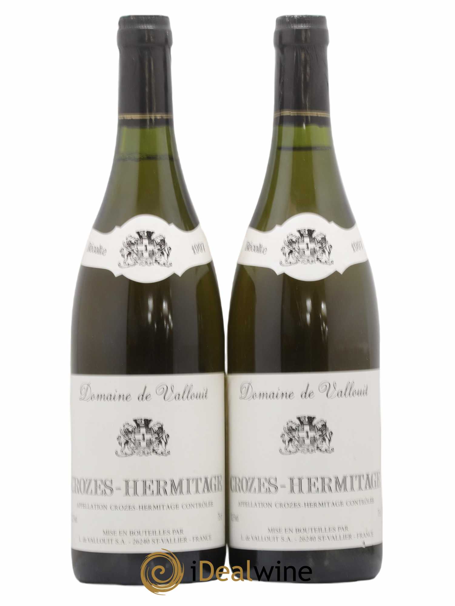 Crozes-Hermitage Domaine De Vallouit 1997 - Lot de 2 bouteilles - 0